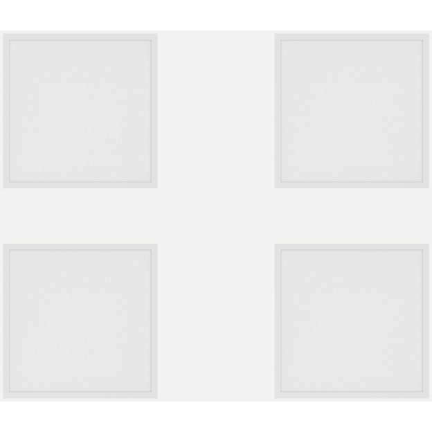 Panel light 24 inch White Panel Light Ceiling Light, Pack of 4