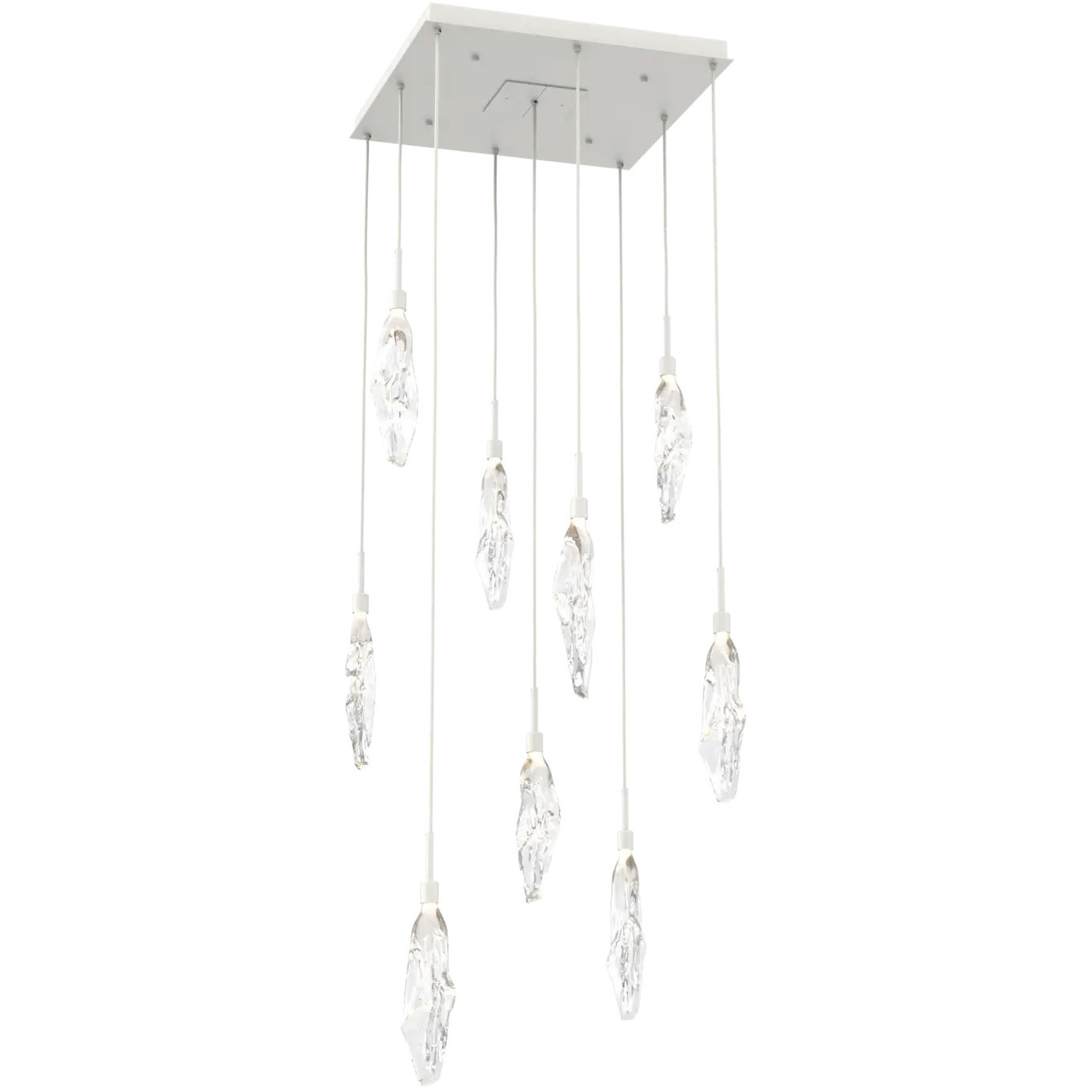 Icefall LED 26.3 inch Gilded Brass Pendant Chandelier Ceiling Light in 2700K LED
