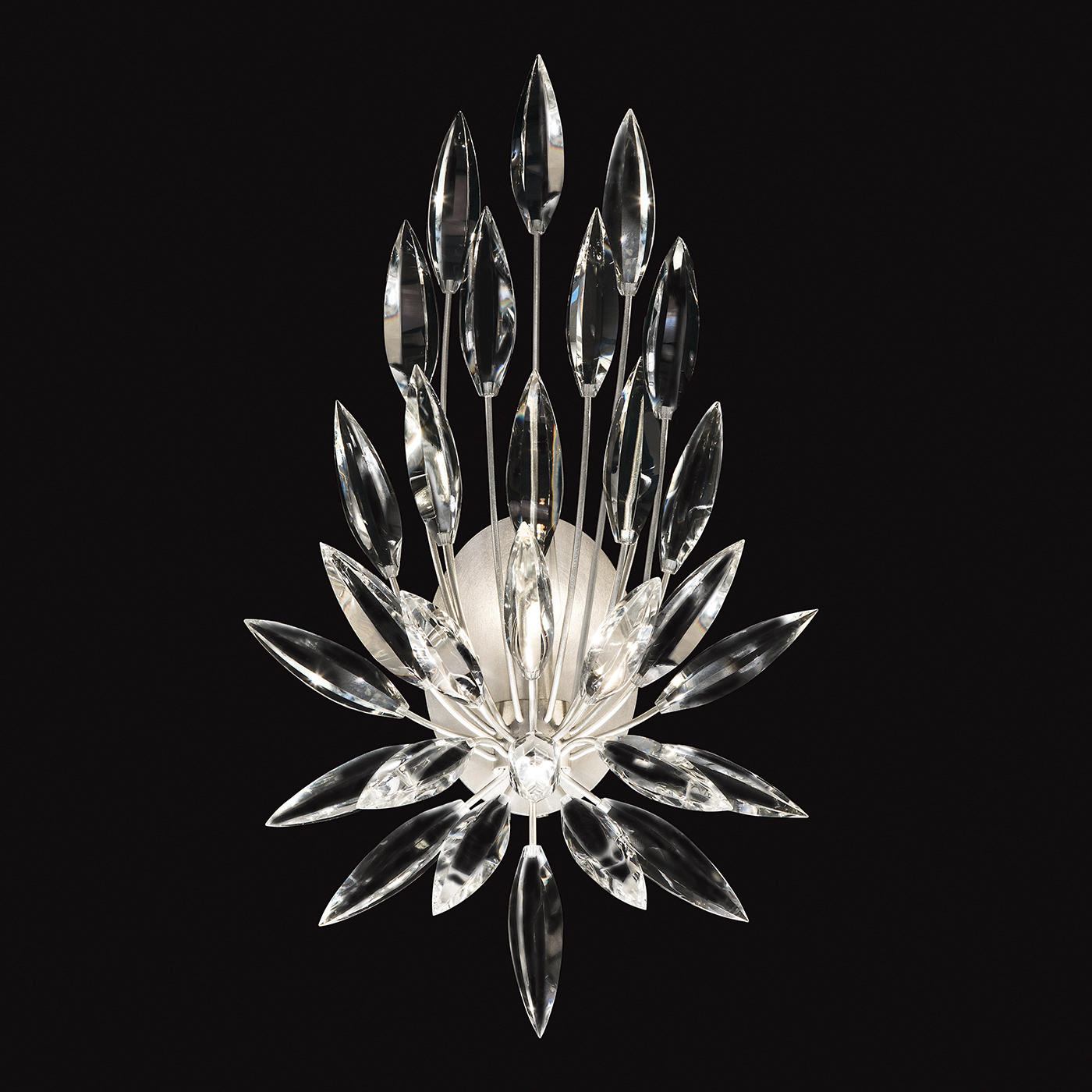 Lily Buds 1 Light 12 inch Silver Sconce Wall Light