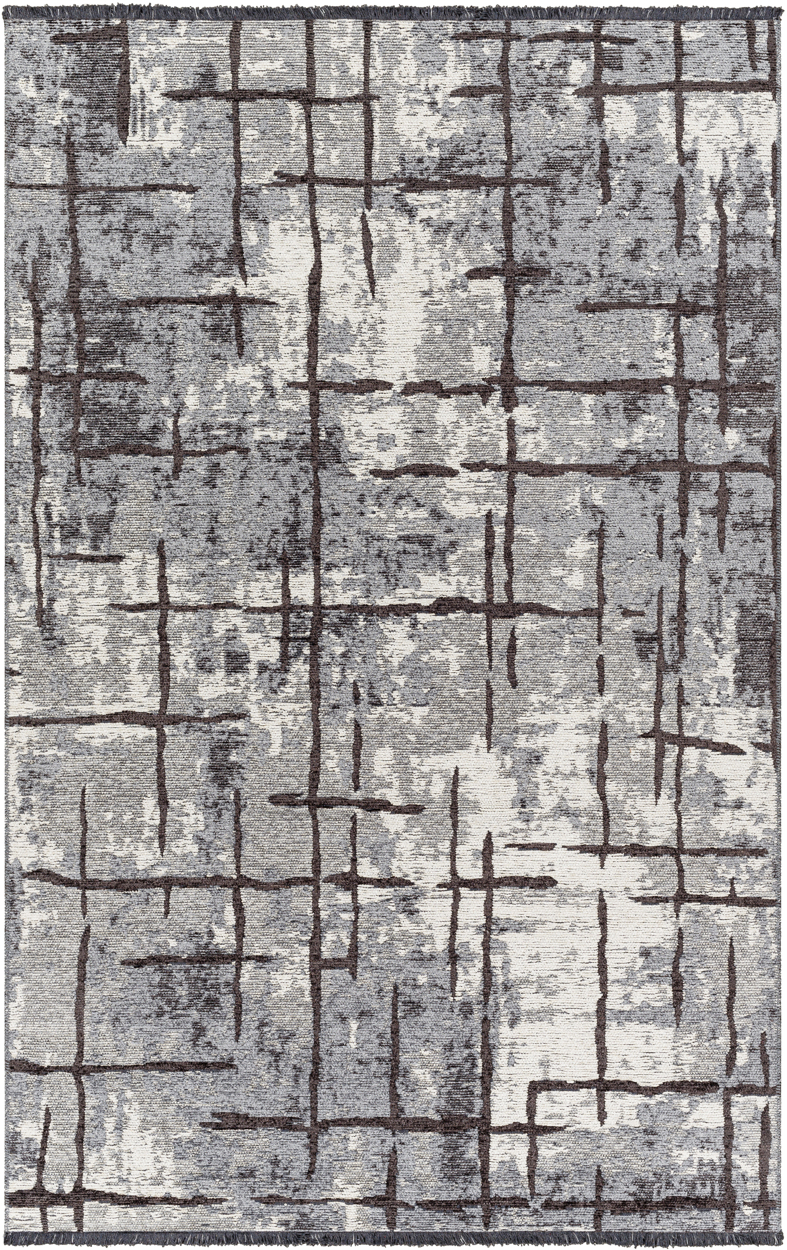 Toscana 71 X 45 inch Slate Rug, Rectangle