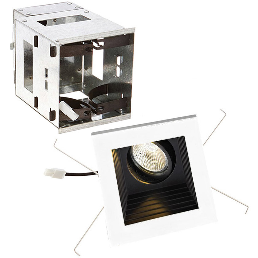 Mini LED Multiple Spots LED Black Recessed Lighting in Wide, 4000K