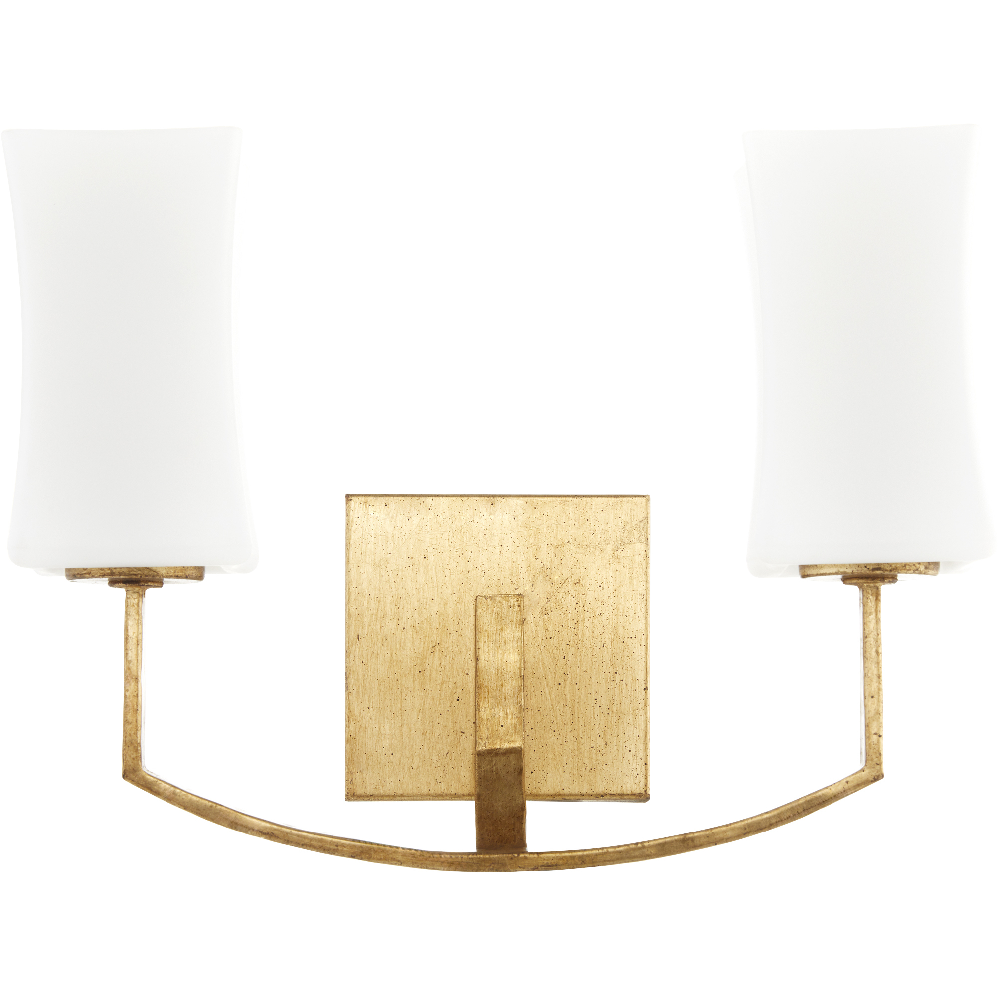 Ayala 2 Light 14 inch Gold Leaf Wall Mount Wall Light