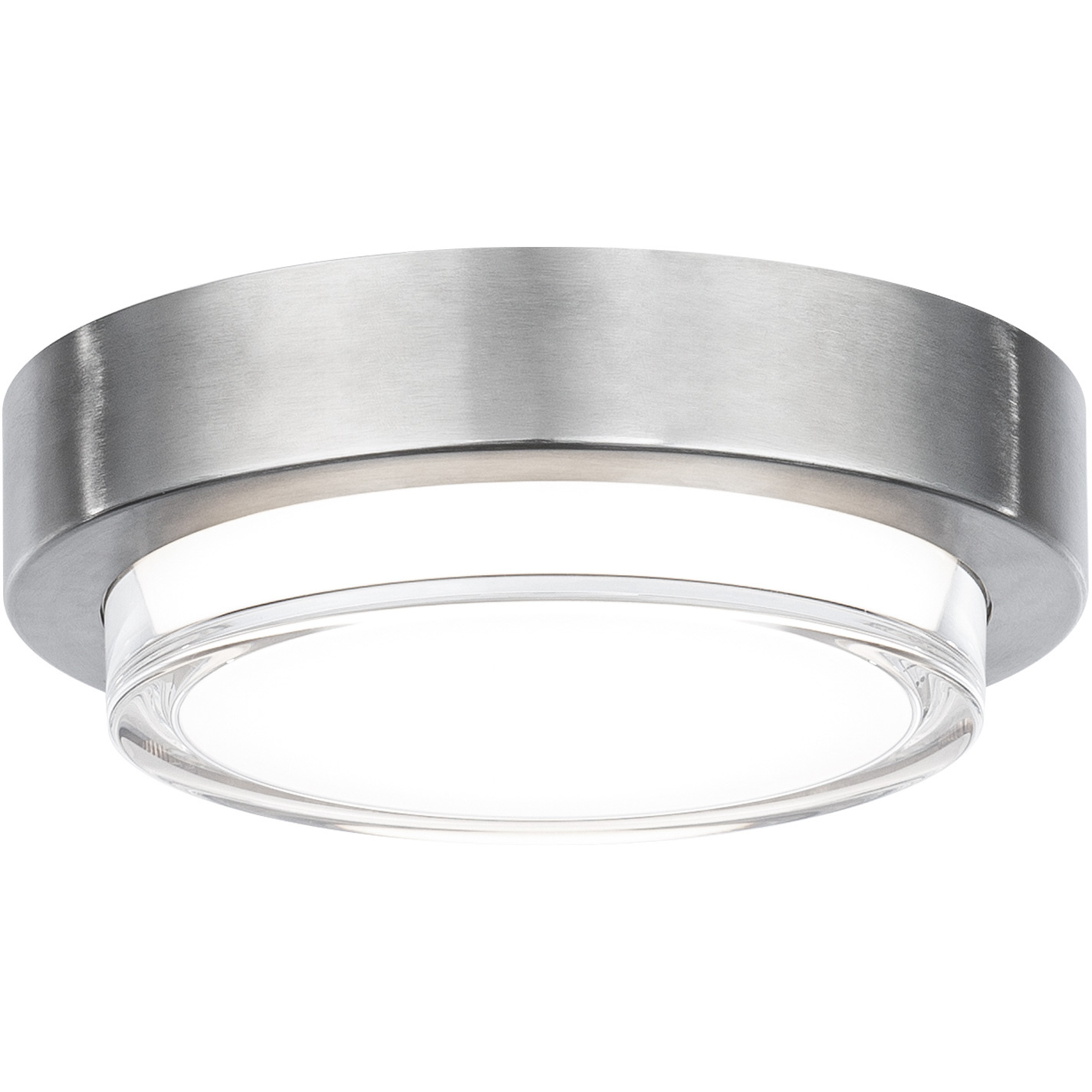 Kind LED 8 inch Stainless Steel Flush Mount Ceiling Light in 2700K