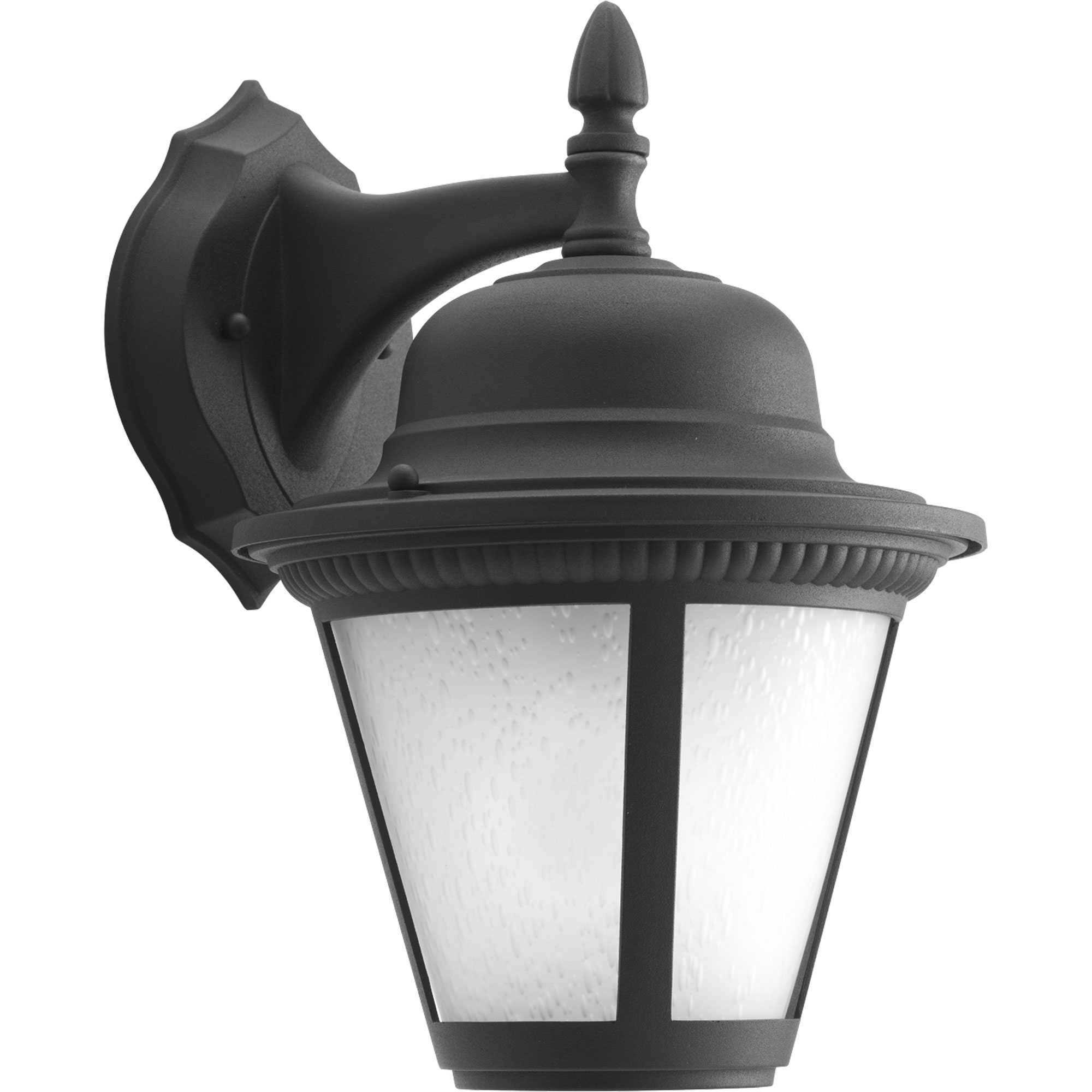 Westport LED Outdoor Wall Lantern in Black, LED Lamping, Medium, Progress LED