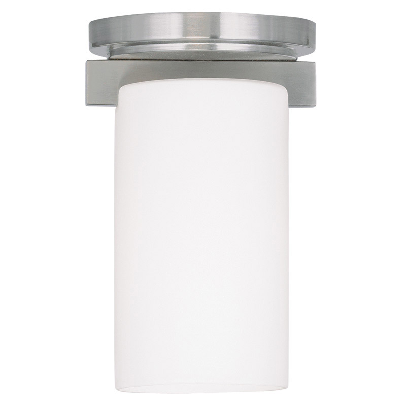 Astoria 1 Light 5 inch Brushed Nickel Flush Mount Ceiling Light