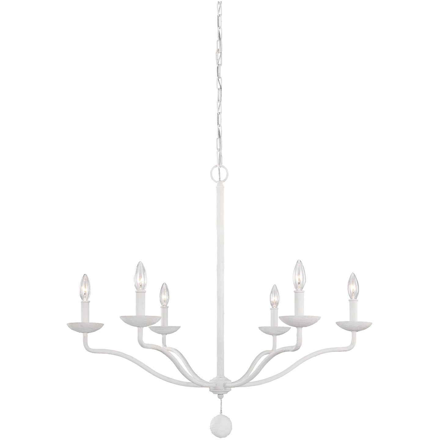 Sean Lavin Annie 6 Light 32.5 inch Plaster White Chandelier Ceiling Light