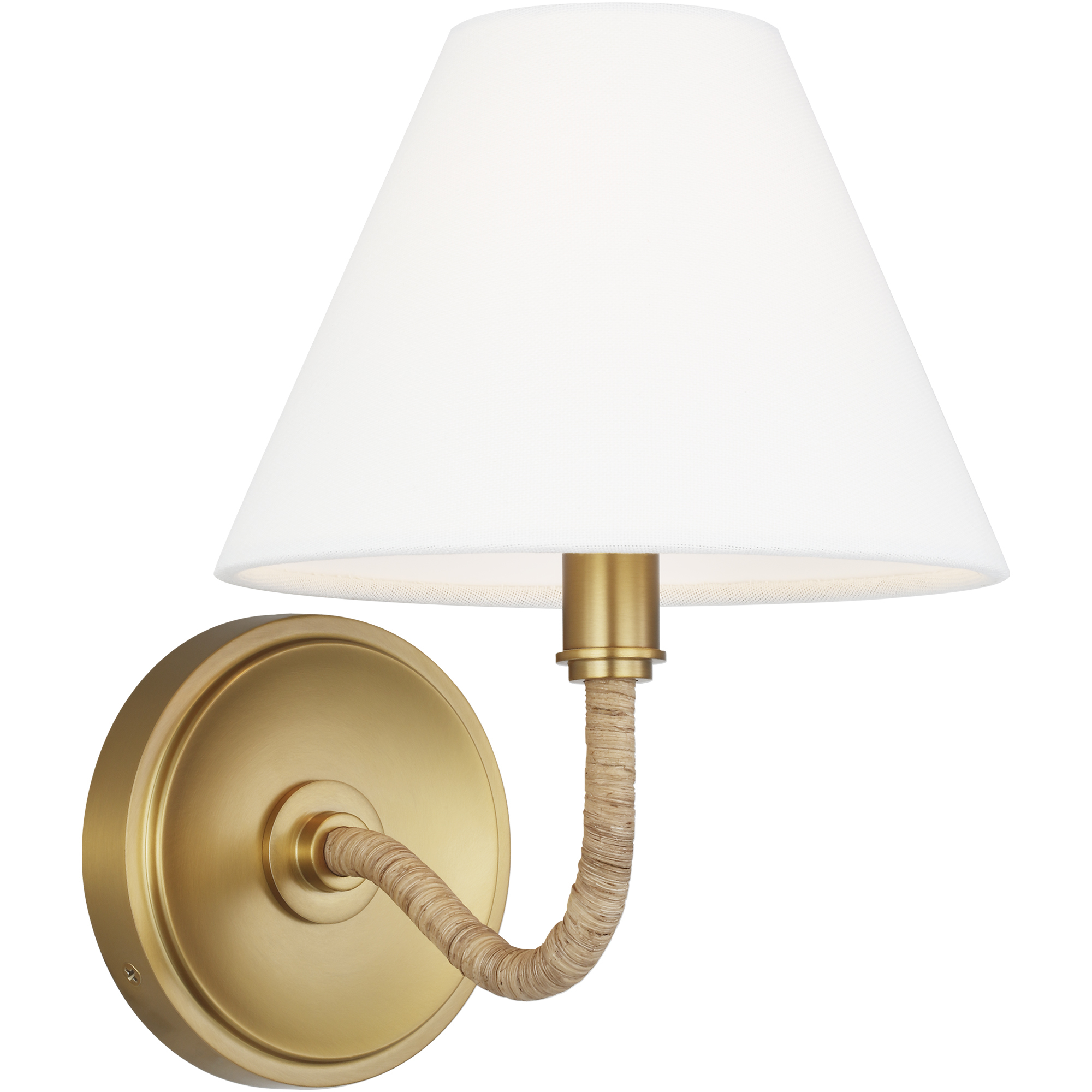 C&M by Chapman & Myers Laguna 1 Light 7 inch Burnished Brass Sconce Wall Light