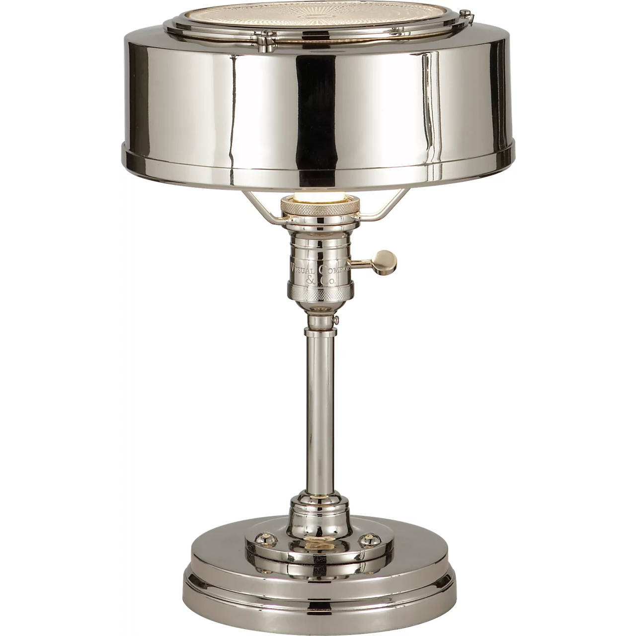 Thomas O'Brien Henley 13 inch 60 watt Polished Nickel Task Lamp Portable Light