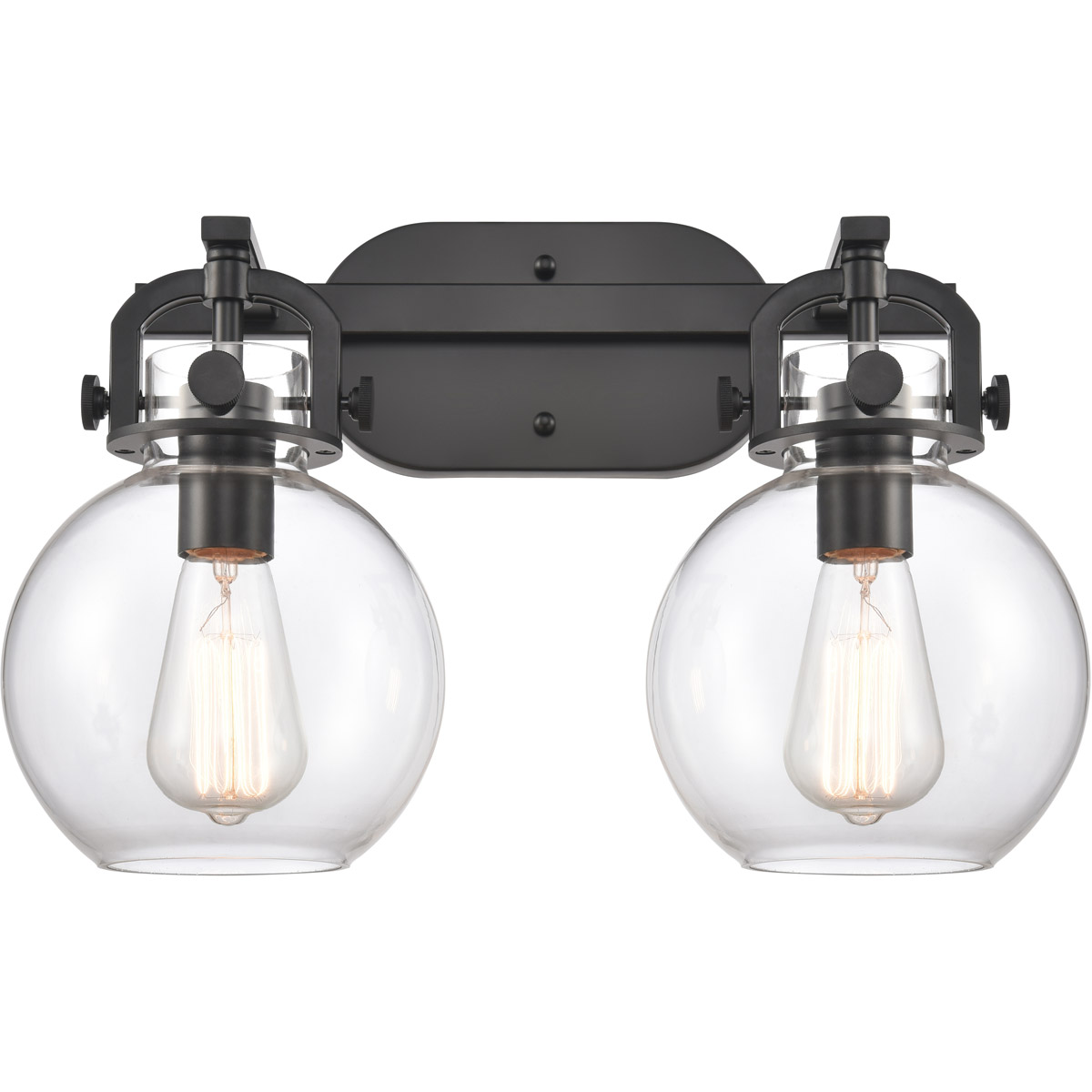 Newton Sphere LED 17 inch Matte Black Bath Vanity Light Wall Light