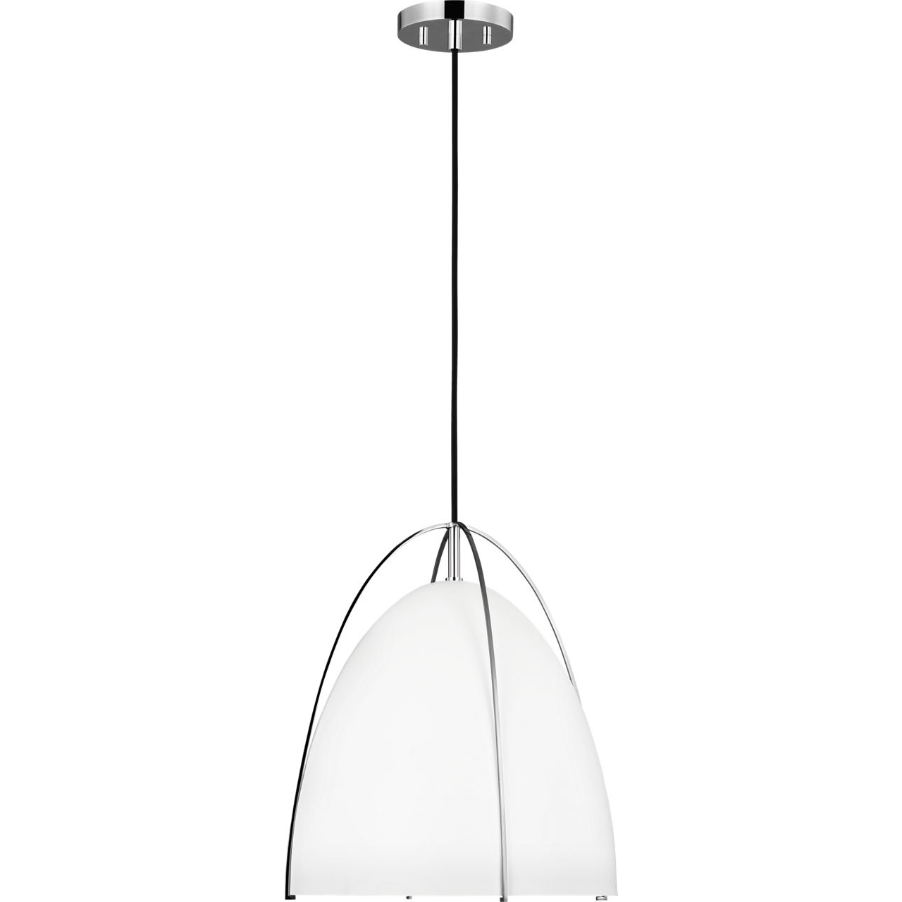 Sean Lavin Norman 1 Light 13.38 inch Chrome Pendant Ceiling Light