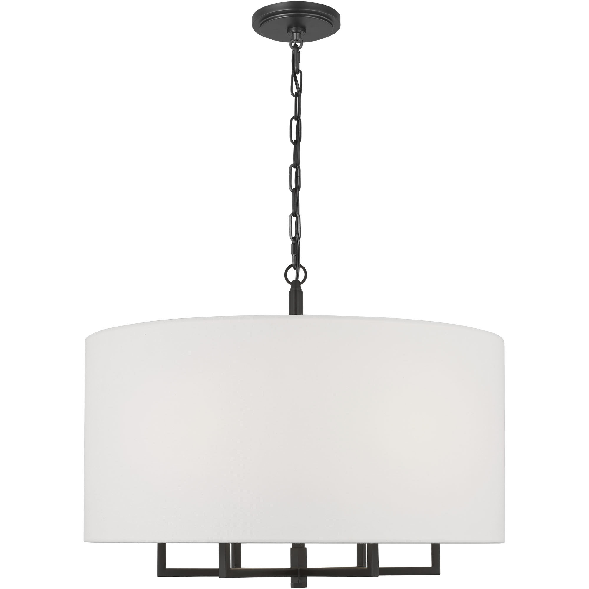 TOB by Thomas O'Brien Danica 6 Light 25 inch Aged Iron Chandelier Ceiling Light