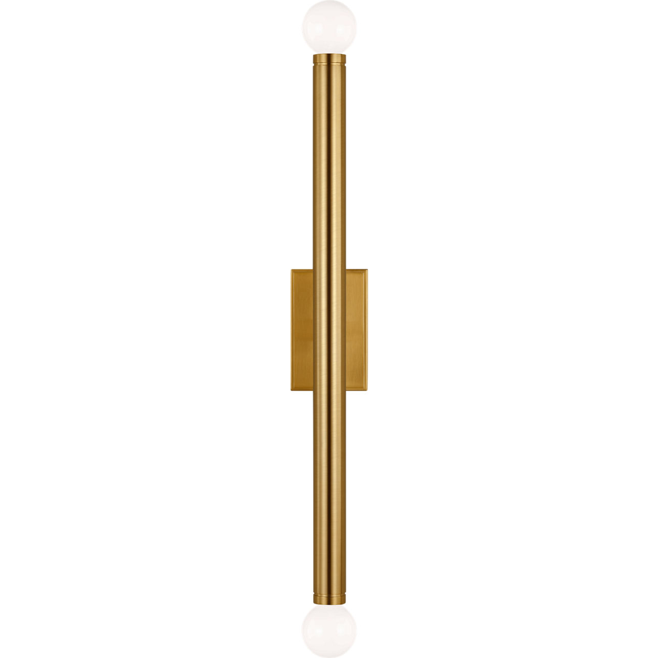TOB by Thomas O'Brien Beckham Modern 2 Light 2.75 inch Burnished Brass ADA Wall Sconce Wall Light
