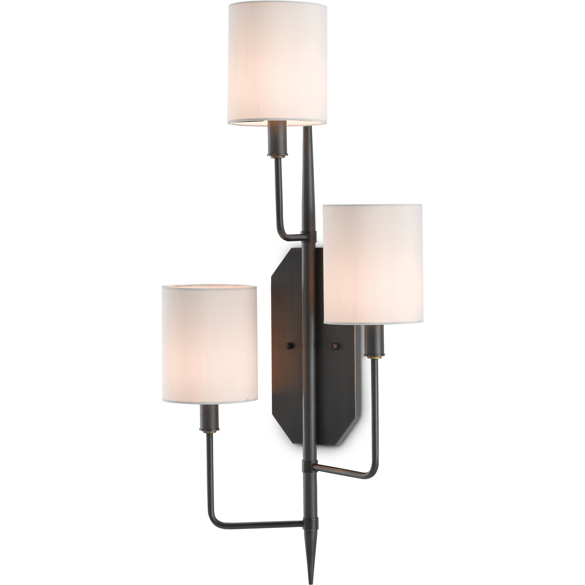 Knowsley 3 Light 14.25 inch Oil Rubbed Bronze Wall Sconce Wall Light, Right