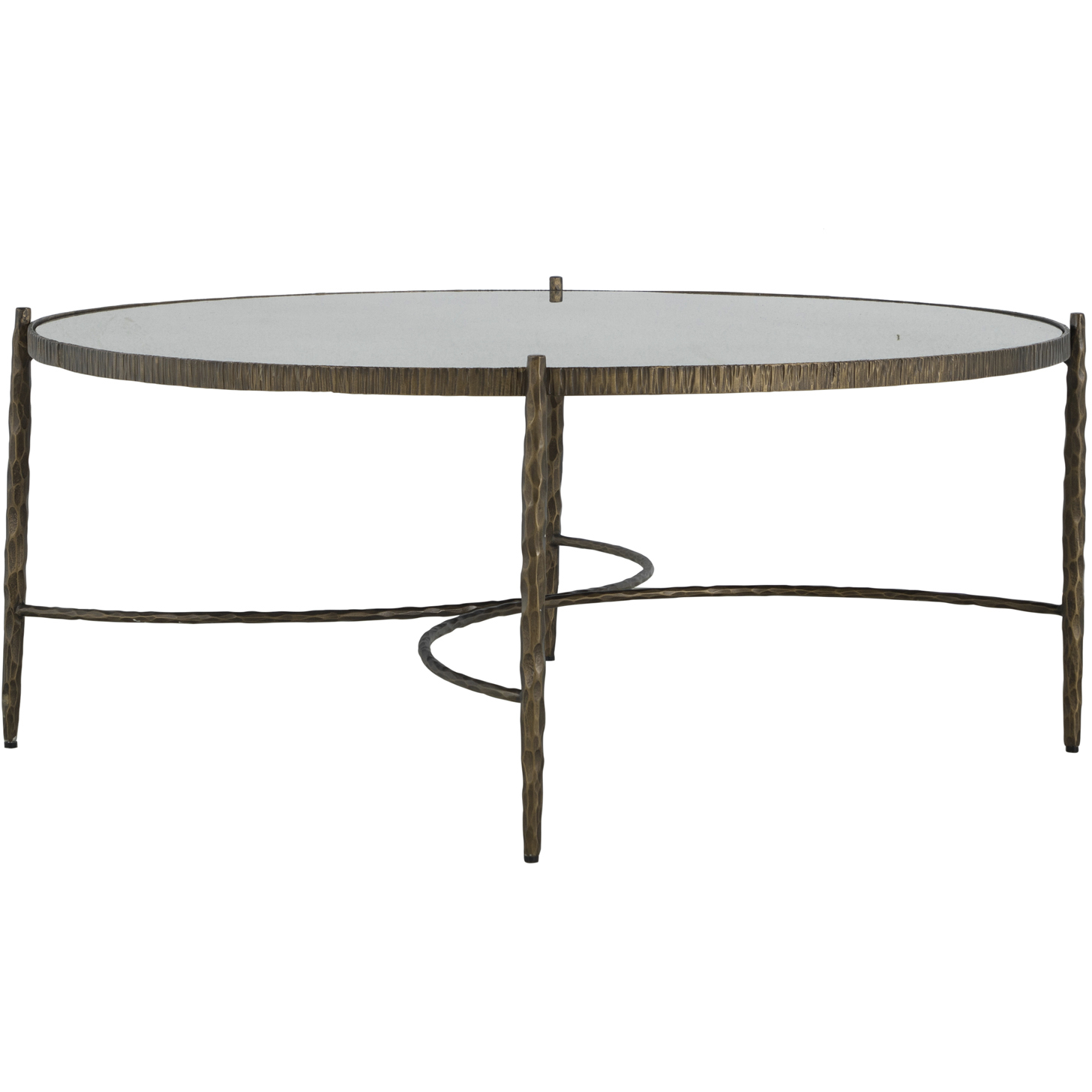 Lyra 42.25 X 42.25 inch Aged Brass Coffee Table