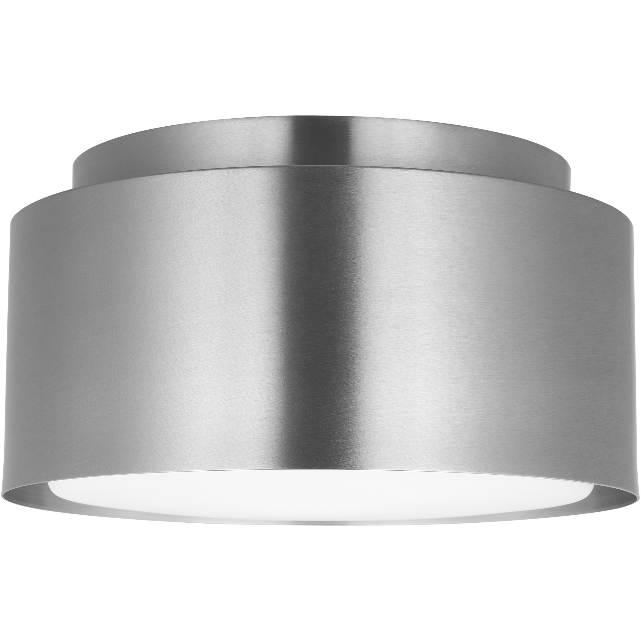 Drew & Jonathan Dartmore 1 Light 10 inch Brushed Nickel Flush Mount Ceiling Light, Small