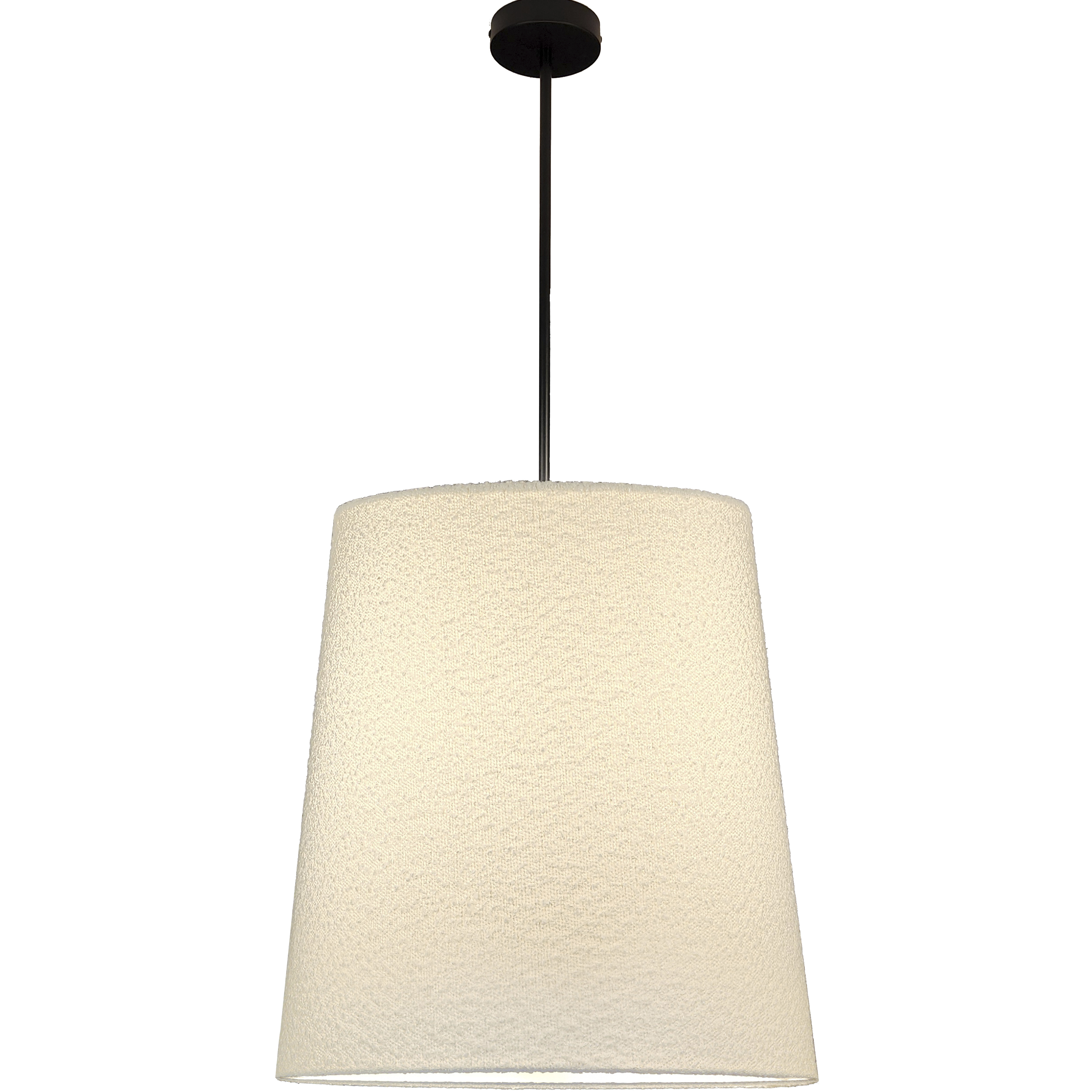 Dalia 1 Light 20 inch Matte Black Pendant Ceiling Light