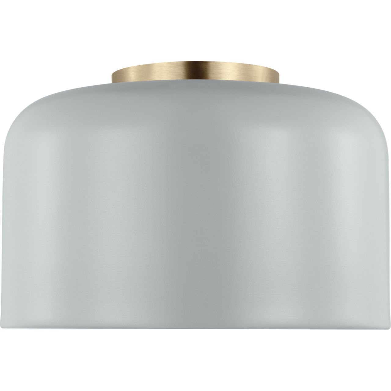 Malone 1 Light 10.75 inch Matte Grey Ceiling Flush Mount Ceiling Light