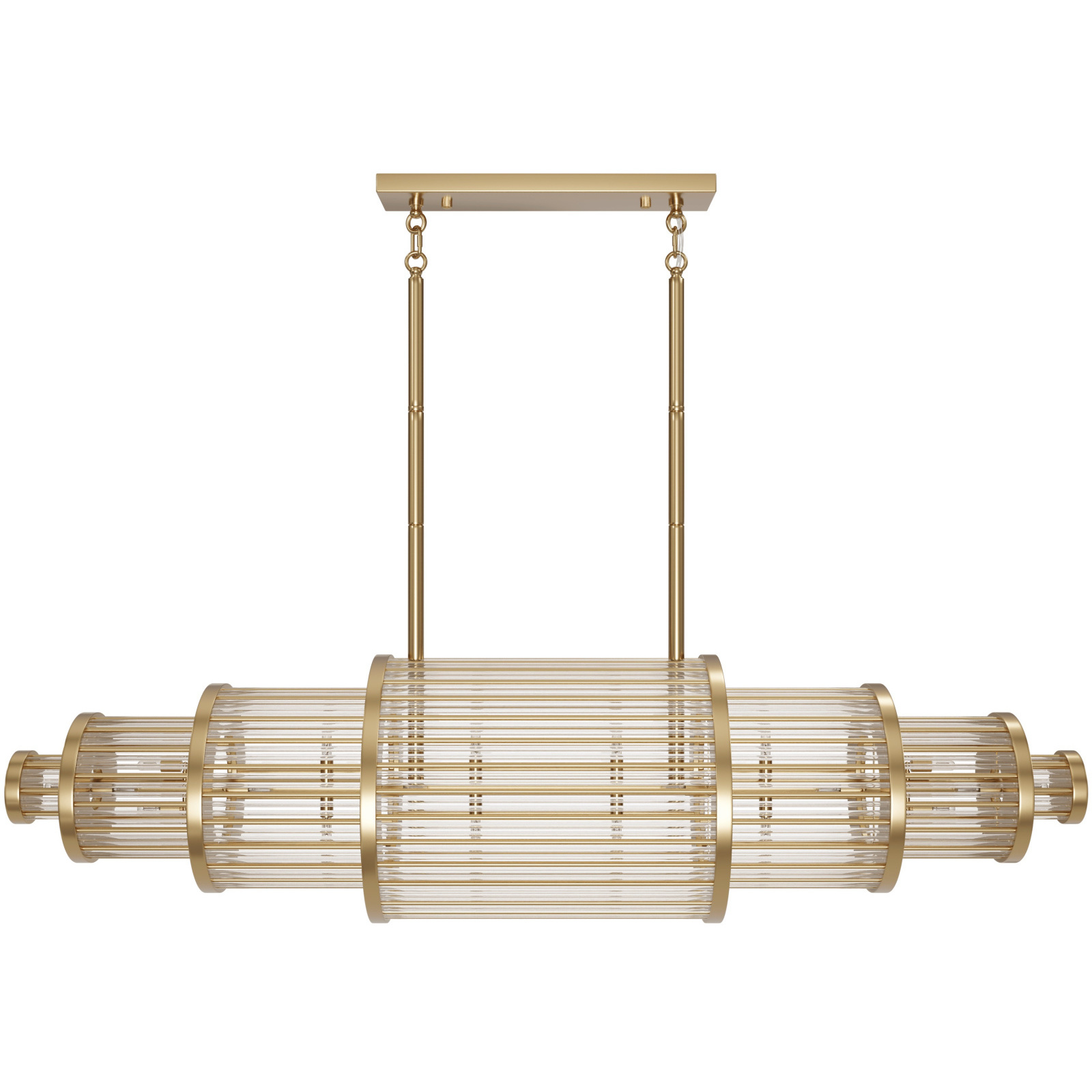 Waldorf LED 16 inch Aged Brass Chandelier Ceiling Light