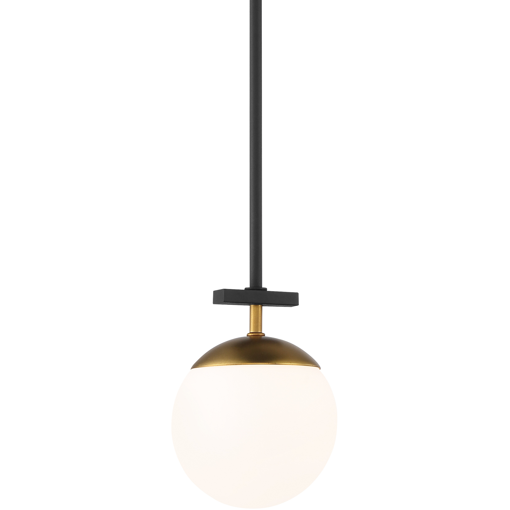 Alluria 1 Light 6 inch Weathered Black W/Autumn Gold Mini Pendant Ceiling Light