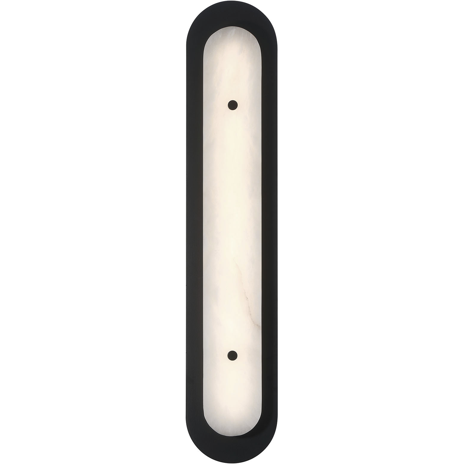 Tramore 1 Light 30 inch Black Outdoor Wall Sconce in Alabaster