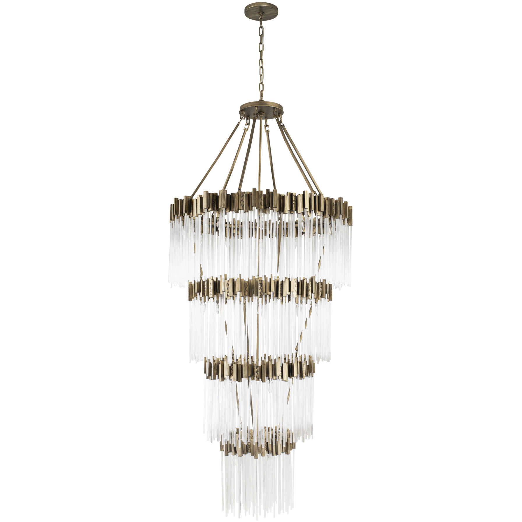 Matrix 30 Light 40 inch Havana Gold Chandelier Ceiling Light