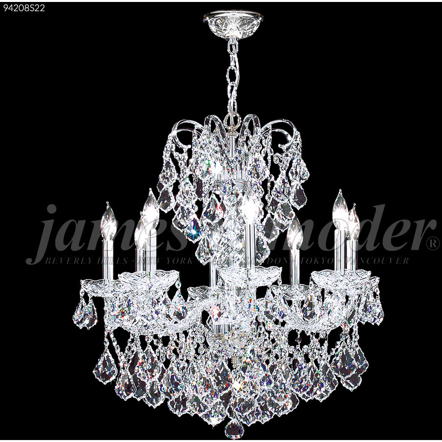 Vienna 8 Light 26 inch Silver Chandelier Ceiling Light
