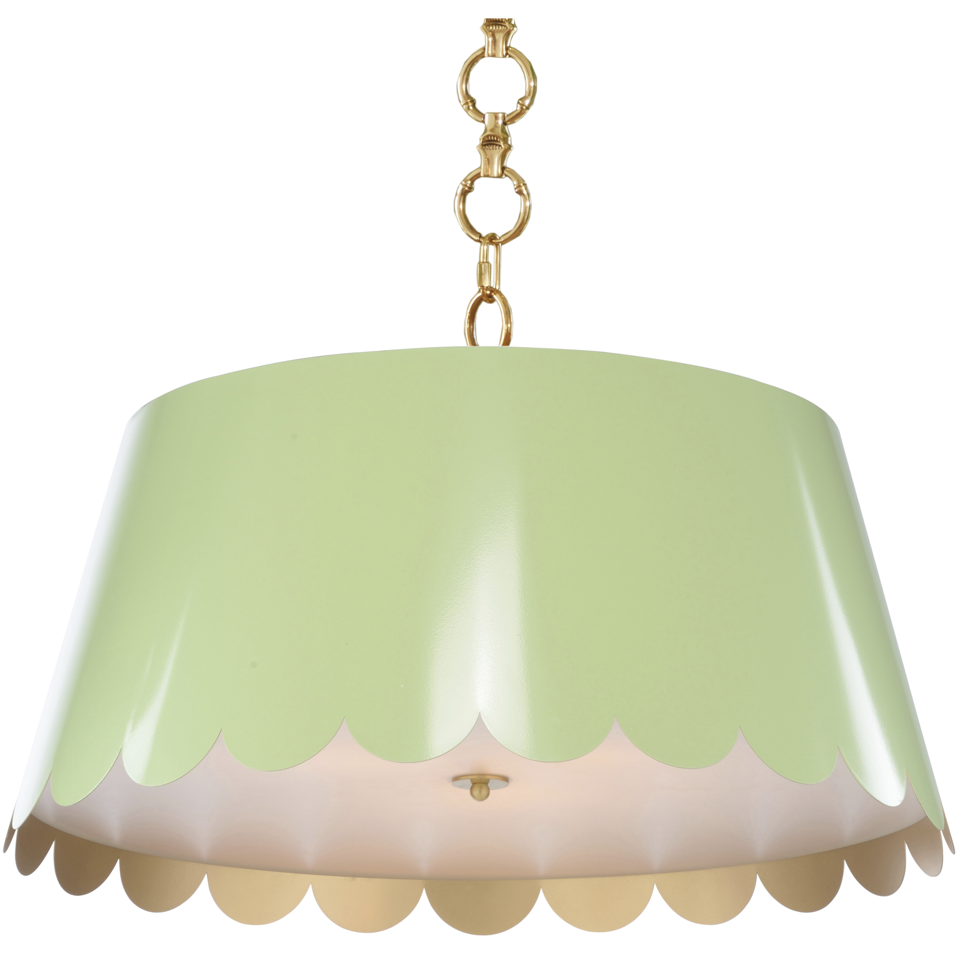 Mirasol 3 Light 29 inch Green Pendant Ceiling Light, Large