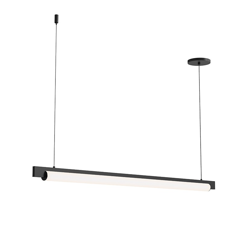 Keel LED 44 inch Satin Black Pendant Ceiling Light