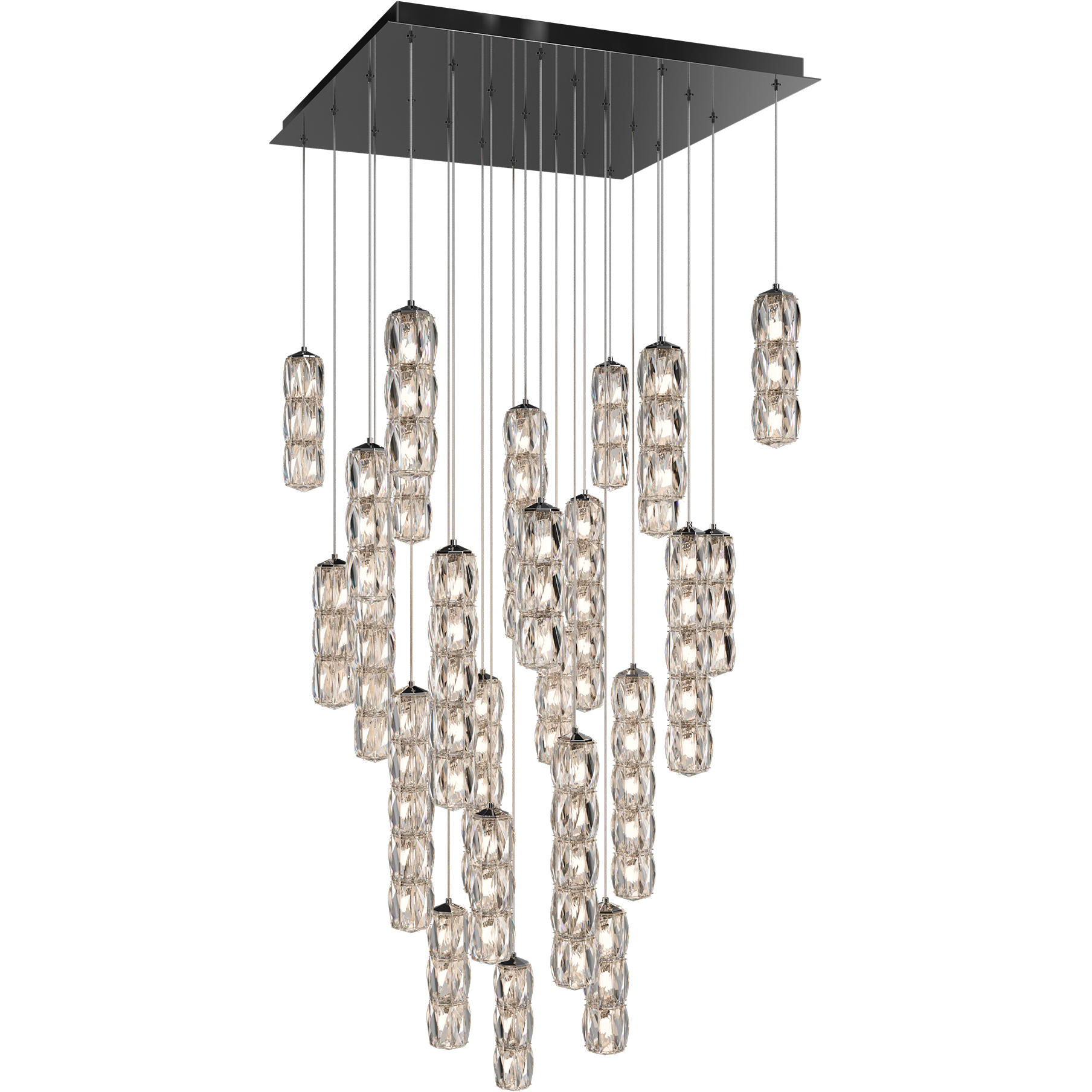 Signature Verve LED 28 inch Stainless Steel Multi-Light Pendant Ceiling Light