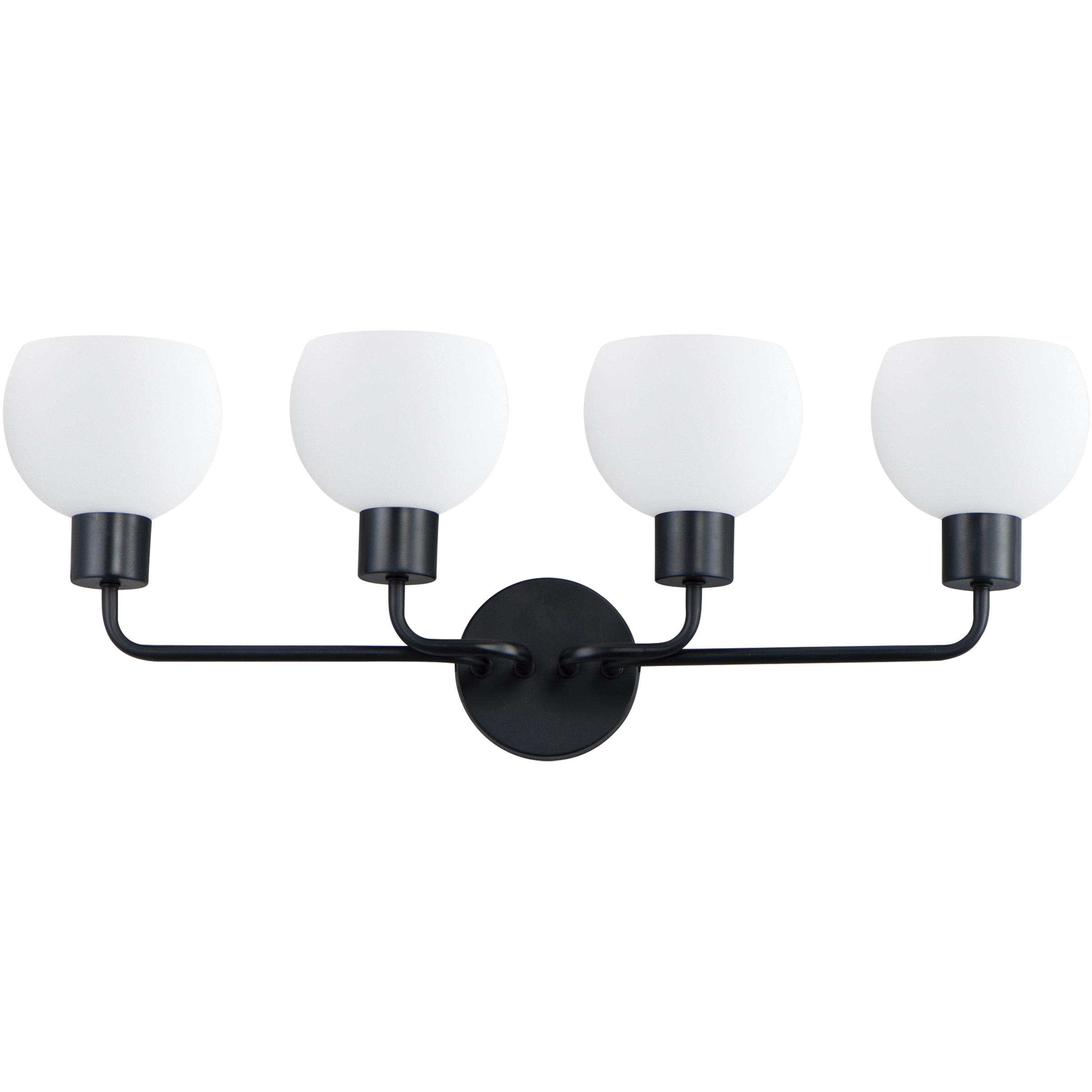 Coraline 4 Light 29.5 inch Black Bath Vanity Wall Light