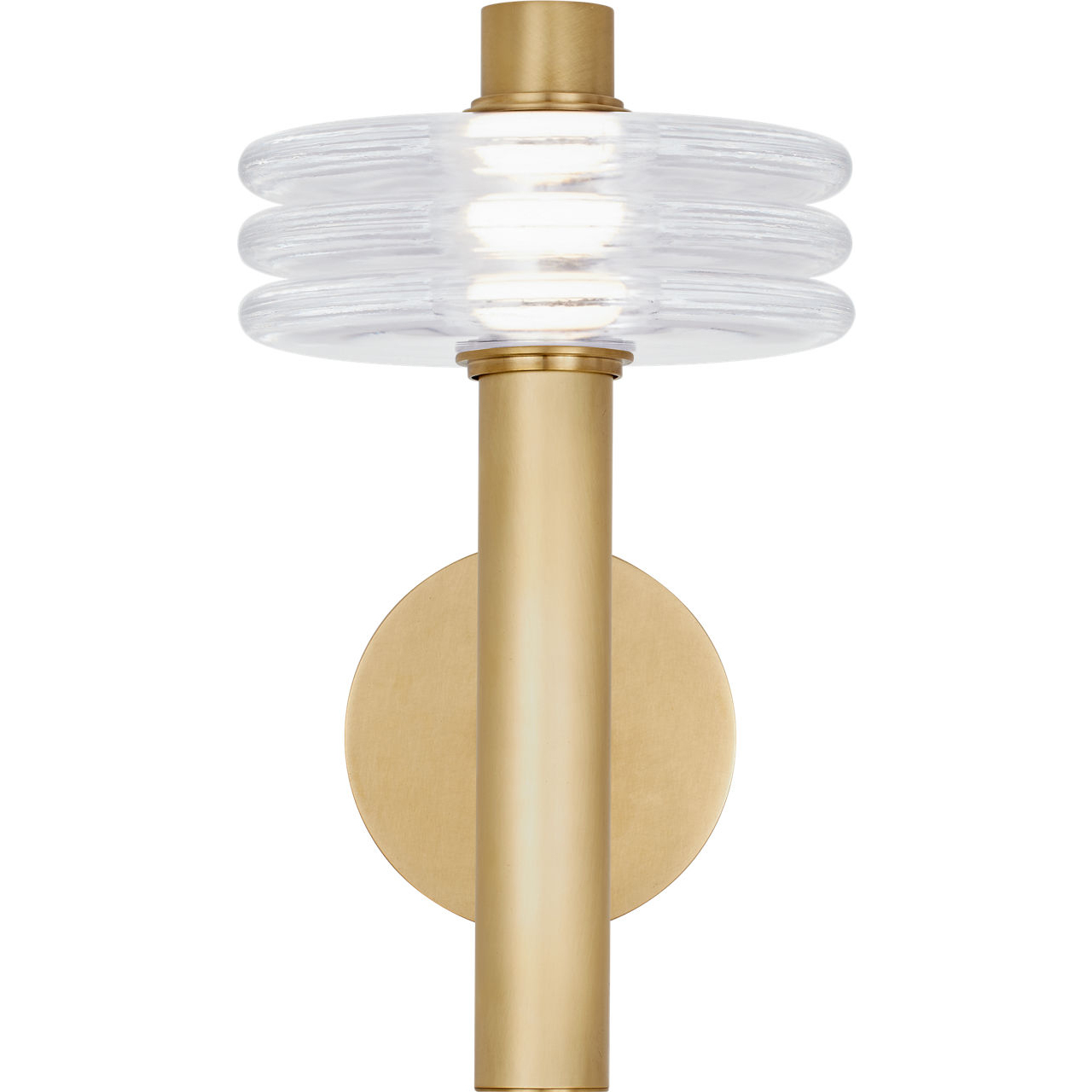 Kelly Wearstler Laurel 1 Light 9.2 inch Natural Brass Wall Sconce Wall Light