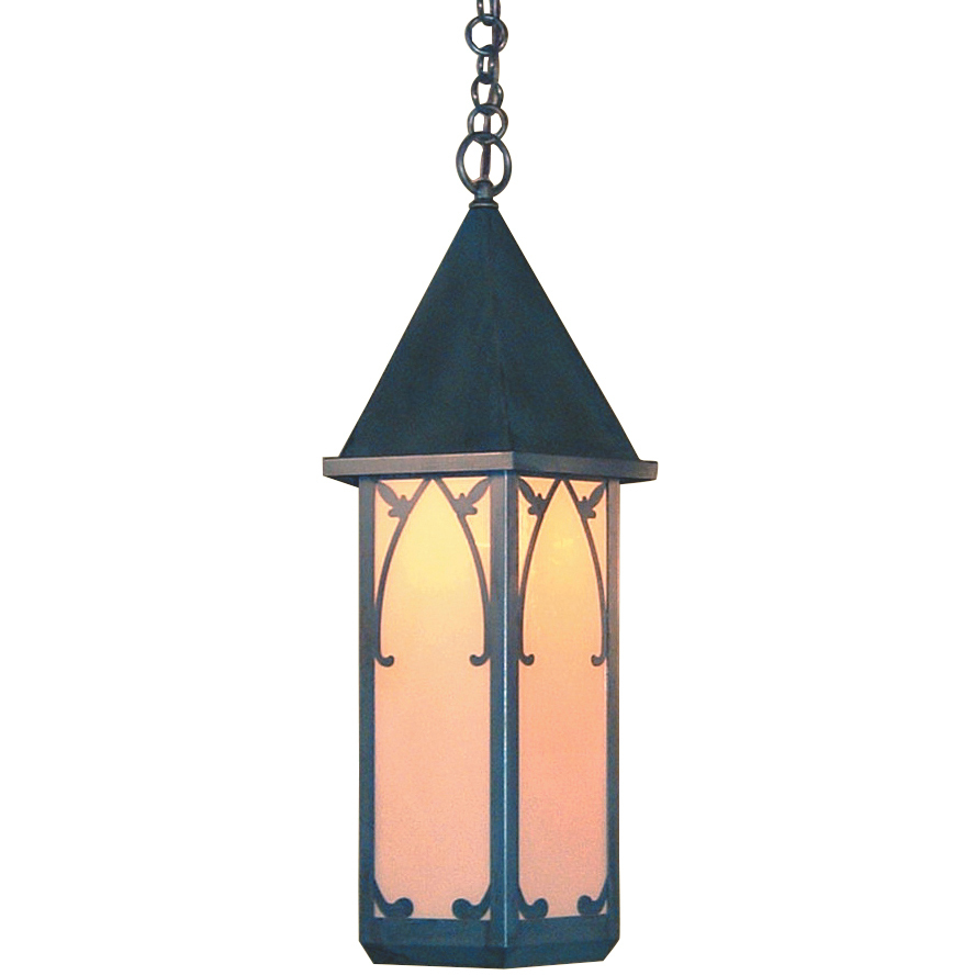Saint George 1 Light 10 inch Rustic Brown Pendant Ceiling Light in White Opalescent