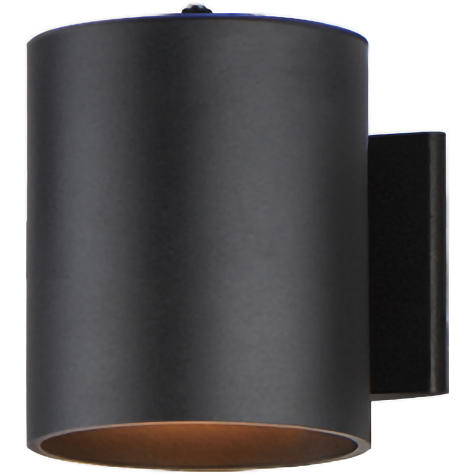 Outpost 1 Light 7.25 inch Black Outdoor Wall Mount