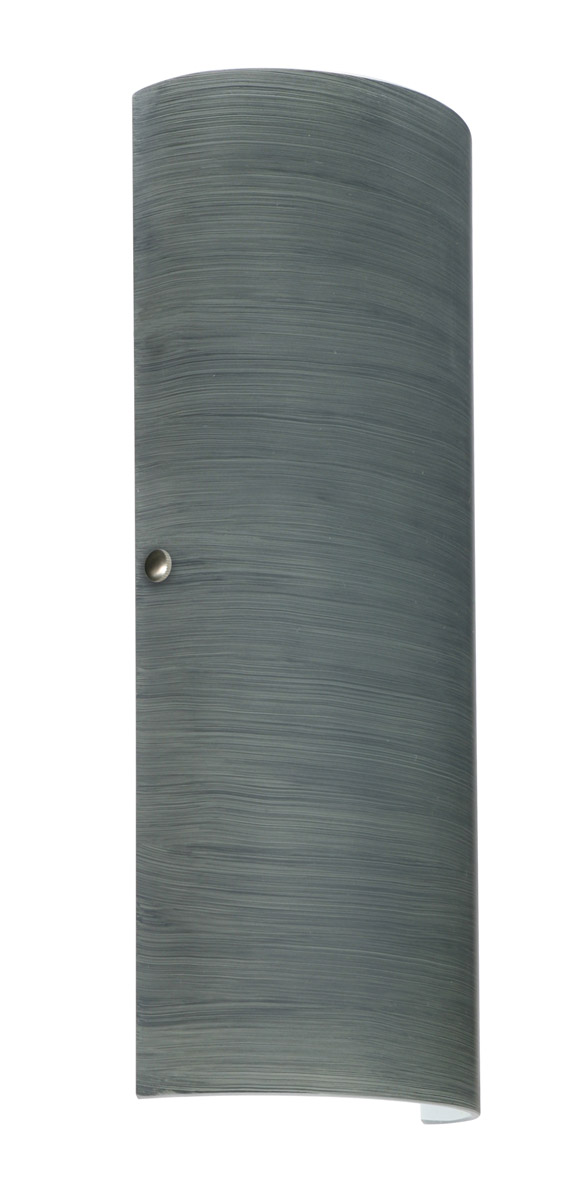 Torre 18 2 Light 7 inch Satin Nickel ADA Wall Sconce Wall Light in Incandescent, Titan Glass
