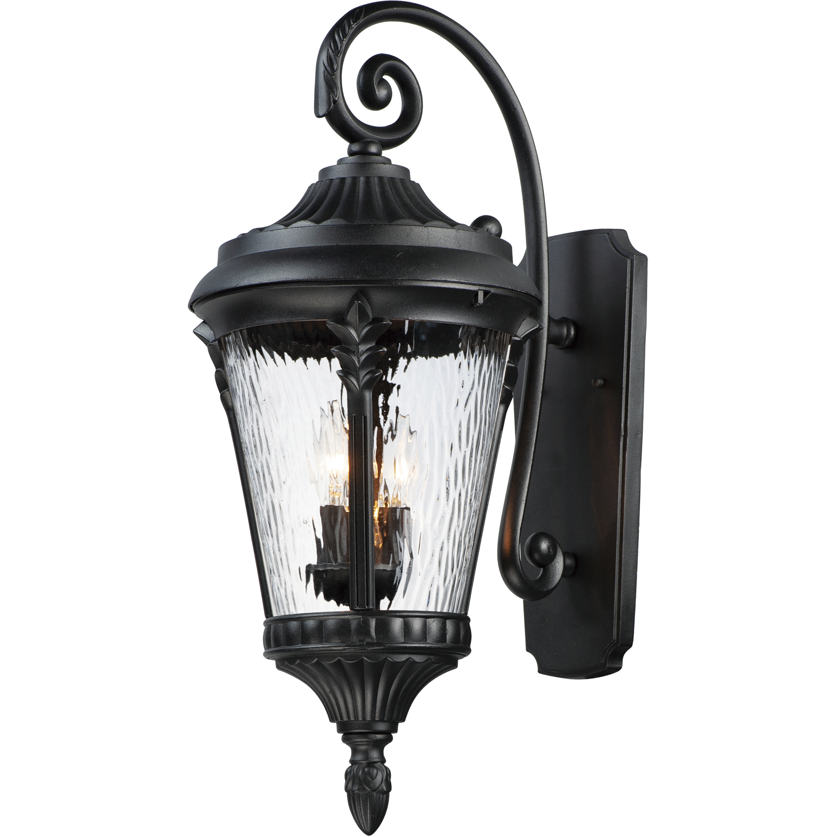 Sentry 3 Light 26.25 inch Black Outdoor Wall Mount