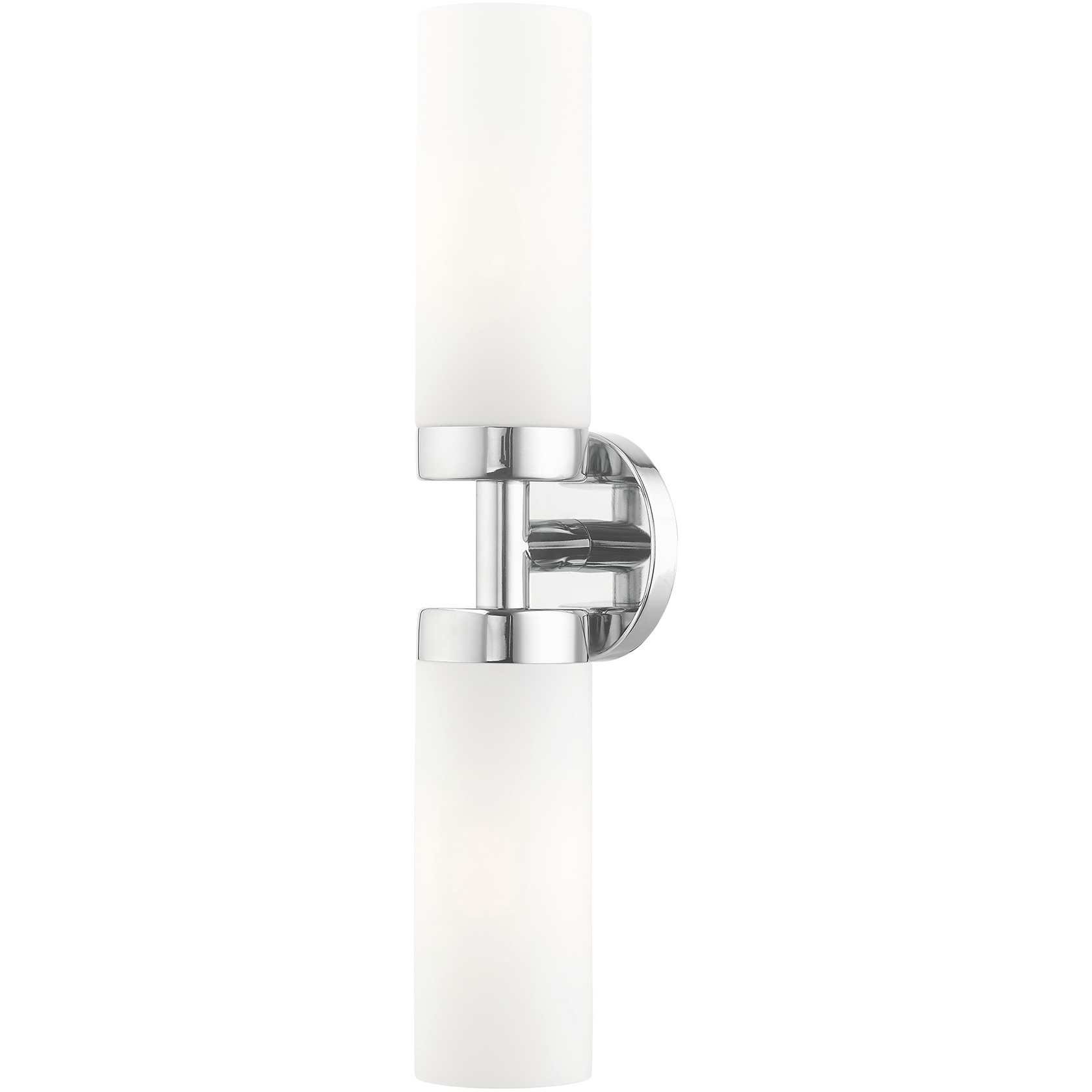 Aero 2 Light 19.25 inch Polished Chrome ADA Vanity Sconce Wall Light