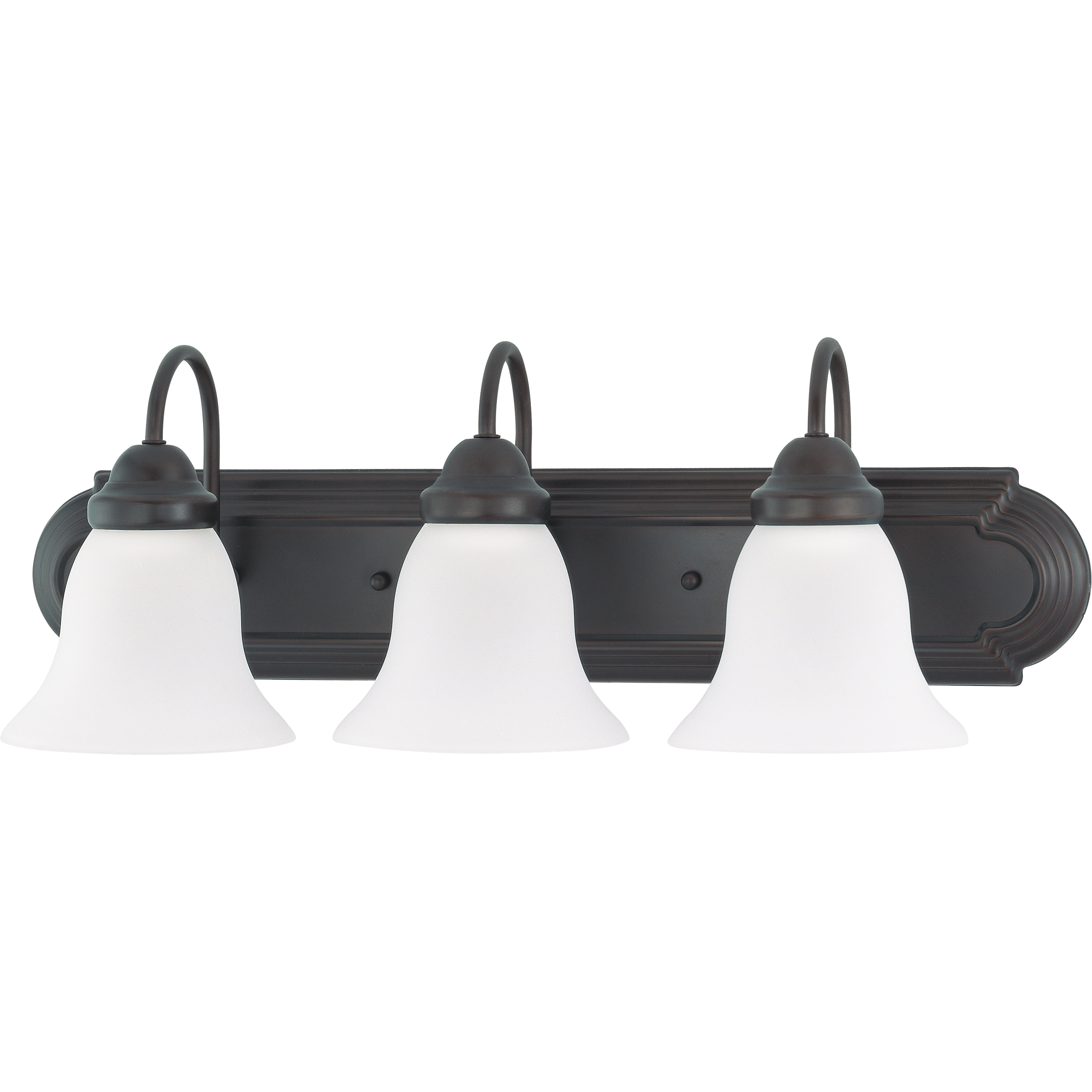 Brentwood 3 Light 24 inch Mahogany Bronze Vanity Light Wall Light