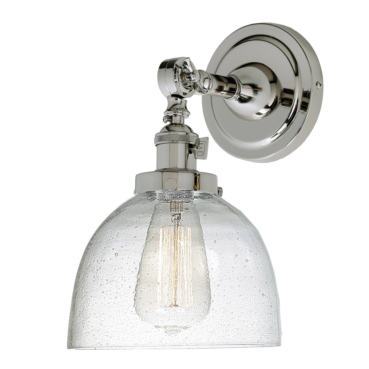 Soho Madison 1 Light 7 inch Polished Nickel Wall Sconce Wall Light, Swivel