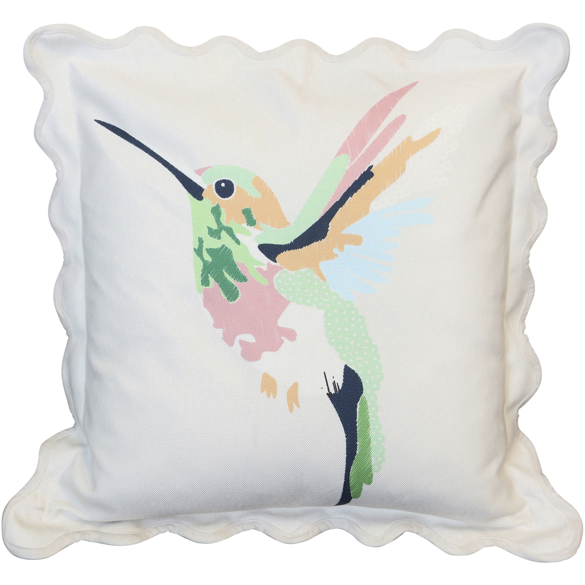 Hummingbird 22 inch Classic Ivory Pillow