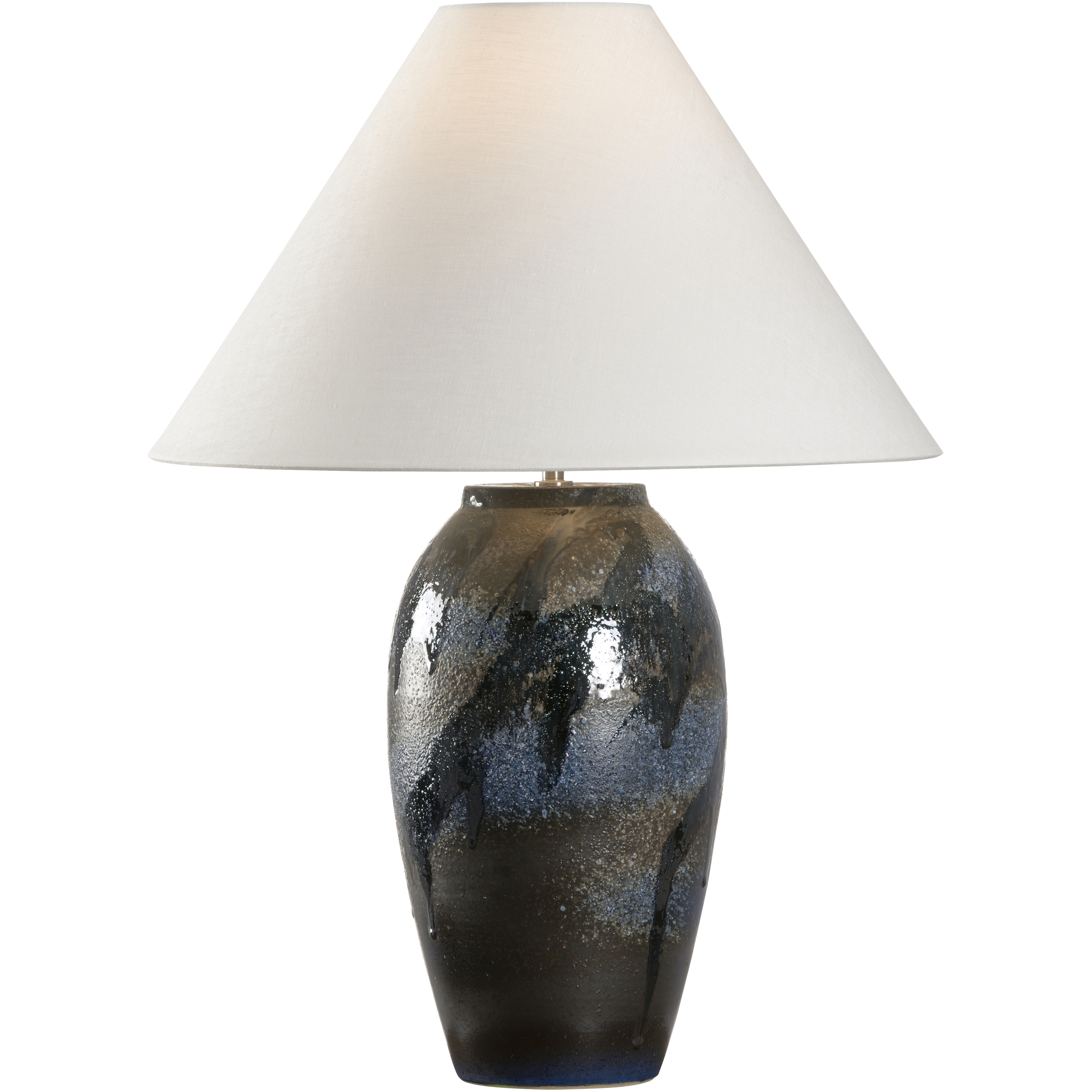 Hatsu 21.5 inch 100.00 watt Blue Table Lamp Portable Light