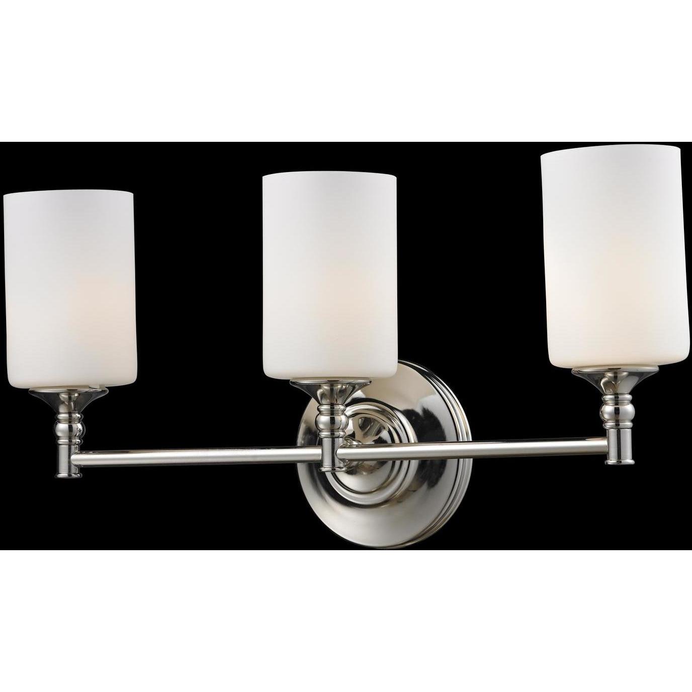 Cannondale 3 Light 22 inch Chrome Vanity Wall Light