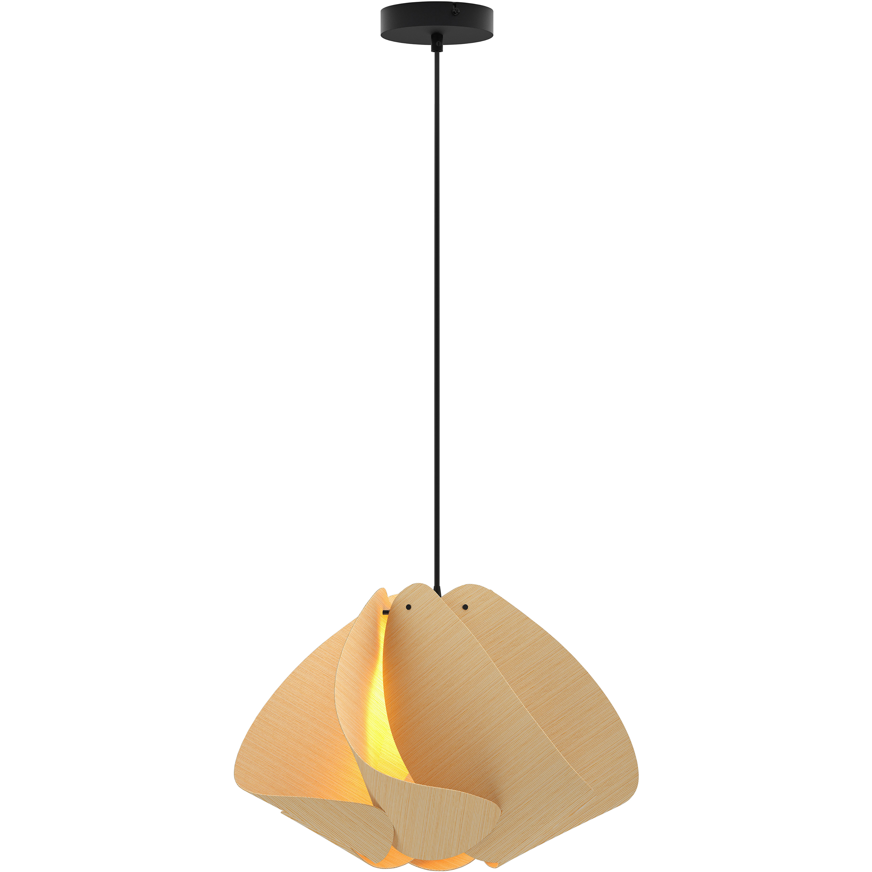 Matilda 1 Light 17.4 inch Black/Ash Pendant Ceiling Light in Ash/Ash, 17 in