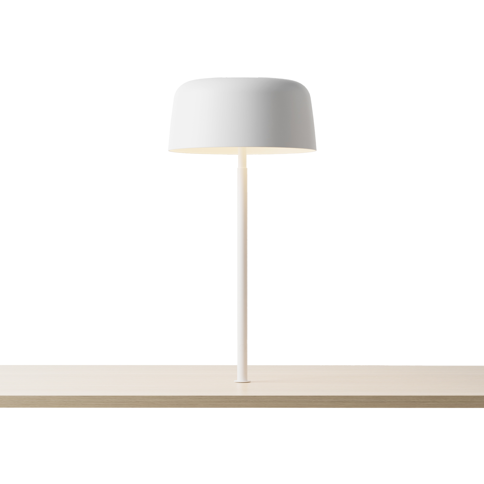 Yurei 14 inch 14.00 watt Matte White Co-Working Lamp Portable Light