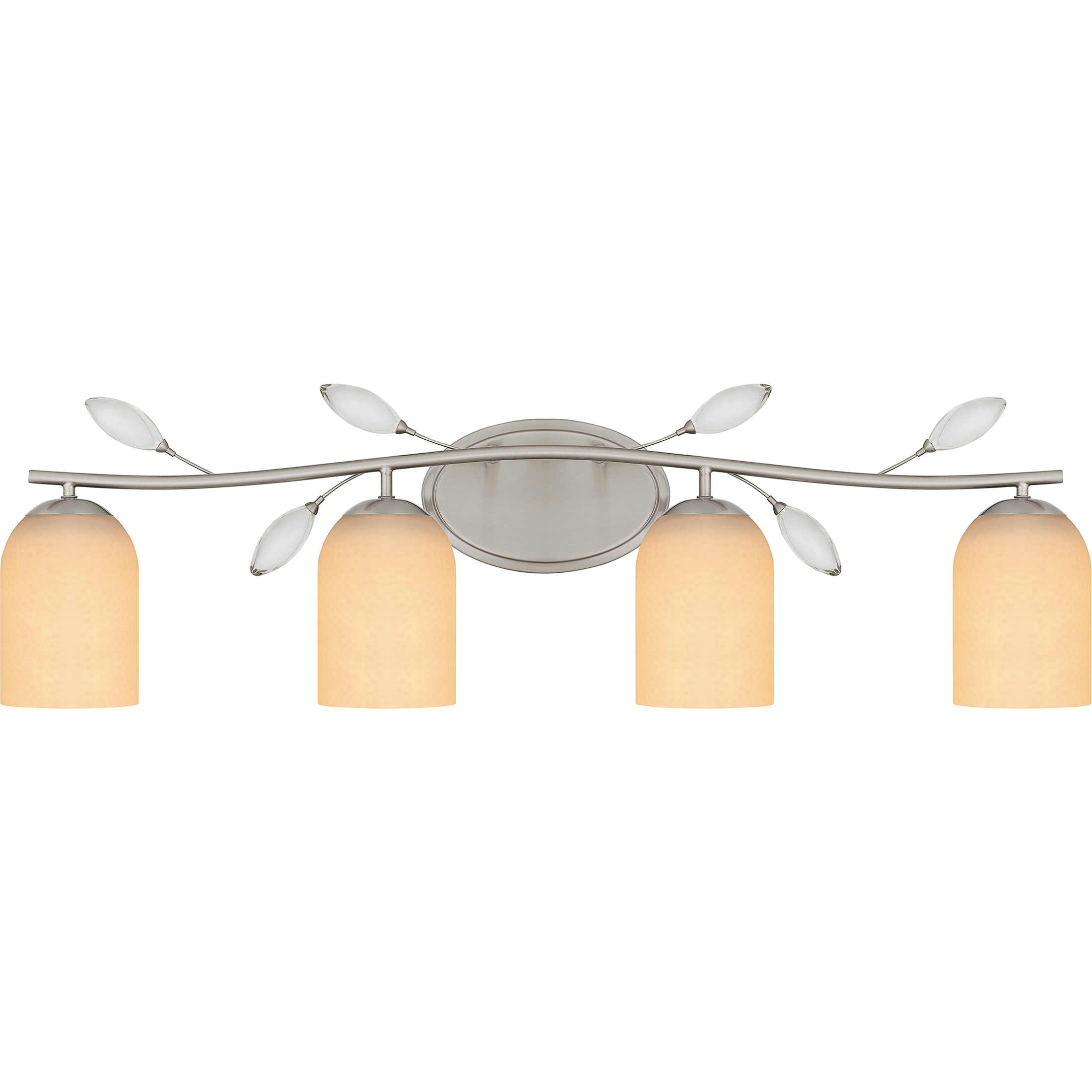 Ulysses 4 Light 33.5 inch Brushed Nickel Bath Light Wall Light, Extra Large