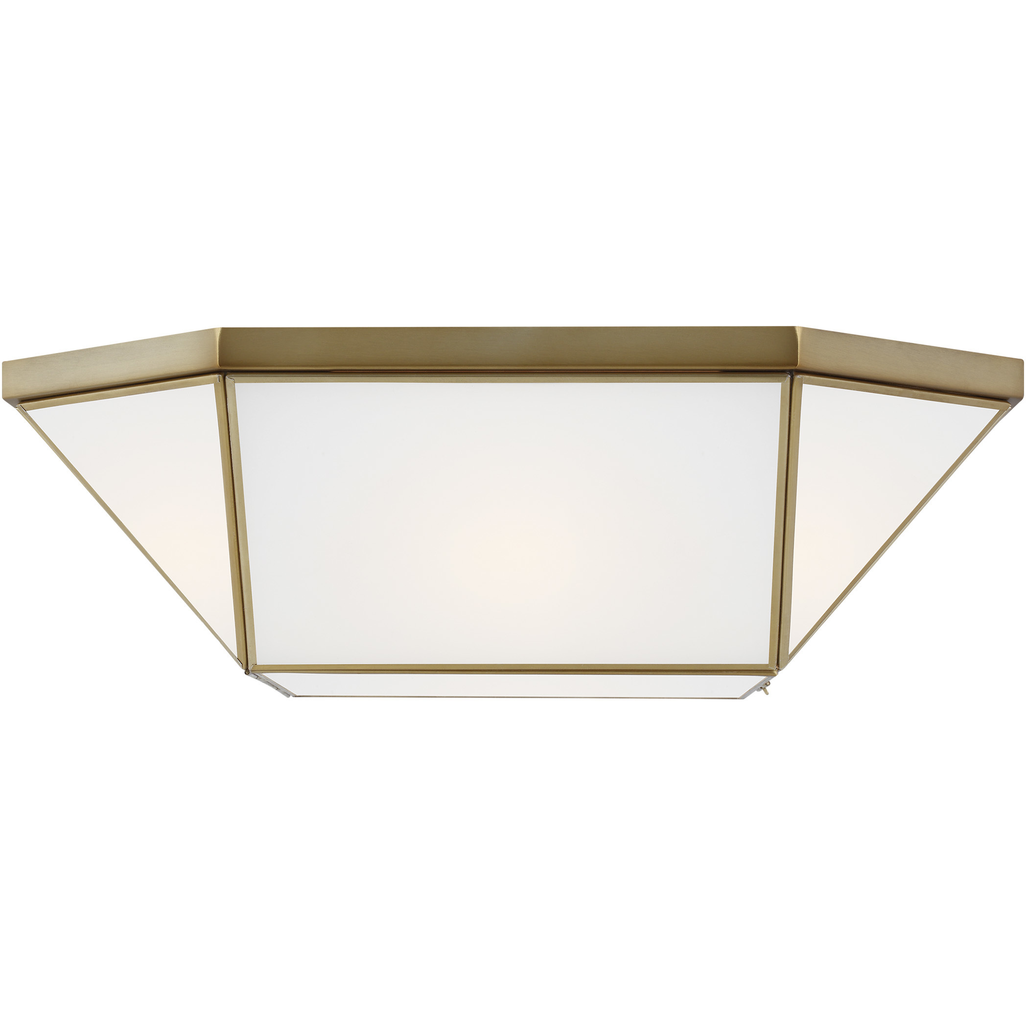 Suzanne Kasler Morrison 4 Light 20 inch Satin Brass Flush Mount Ceiling Light