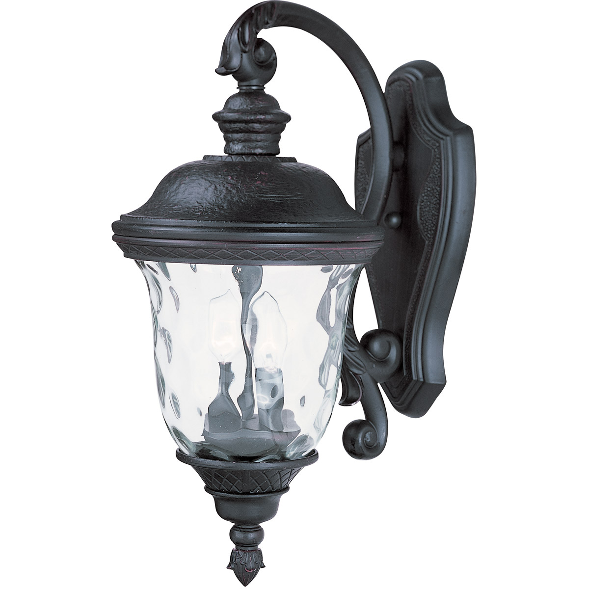 Maxim 3496WGOB Carriage House DC 2 Light 20 inch Oriental Bronze Outdoor Wall Mount