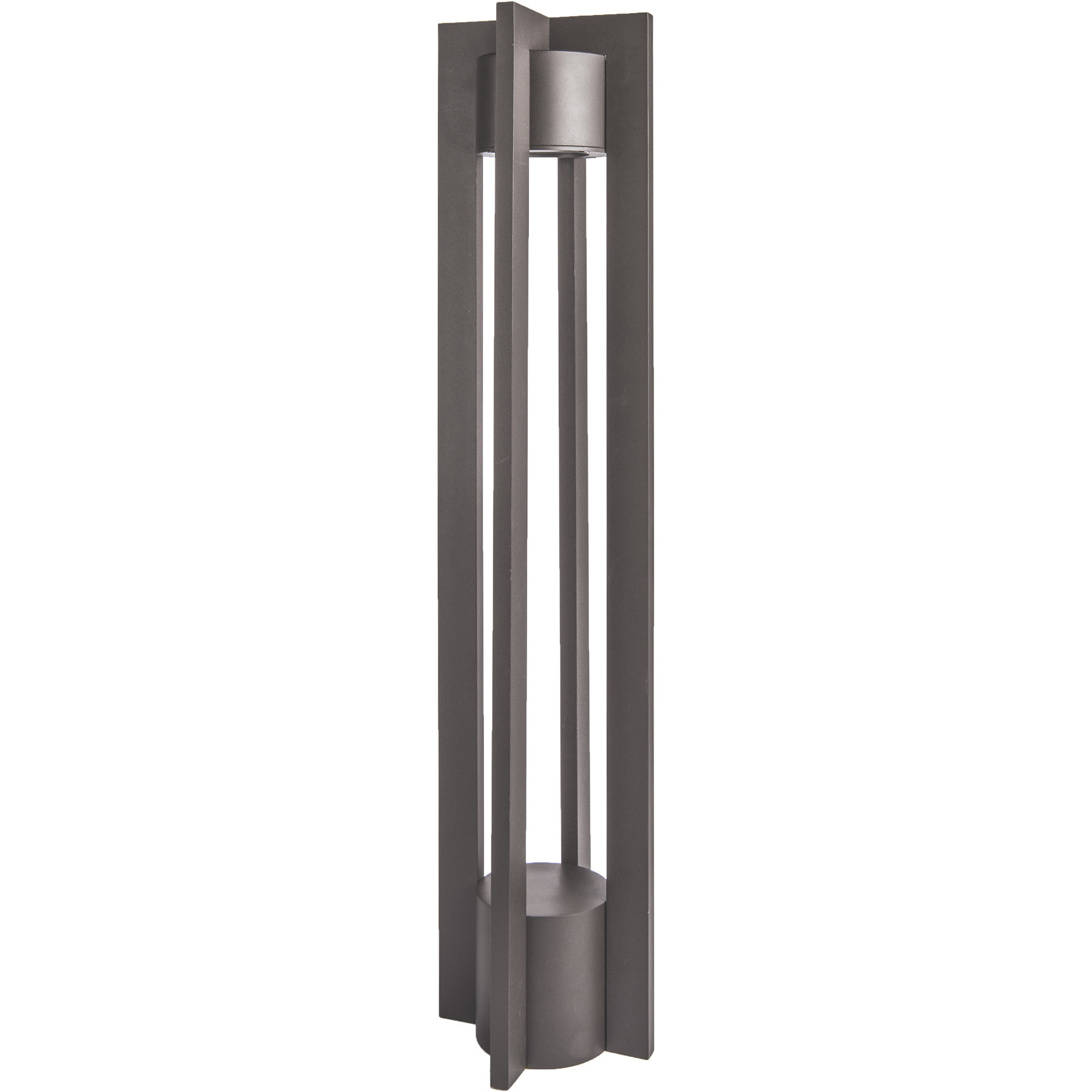 Chamber 120 12.5 watt Bronze Bollard Light in 3000K Warm White LED, WAC Landscape