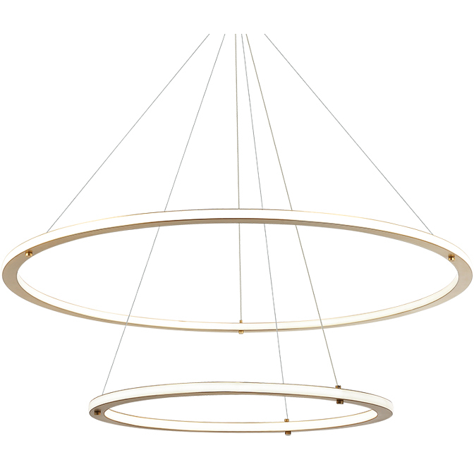 Victoria LED 40 inch Brushed Gold Pendant Ceiling Light