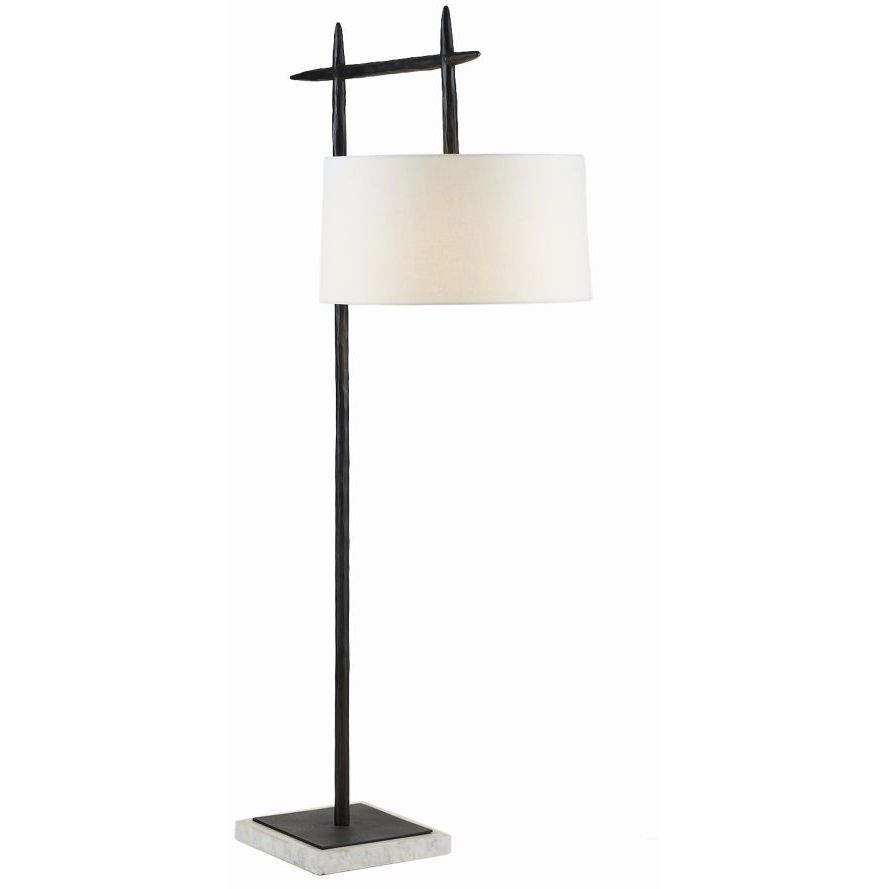 Eileen 60.00 watt Blackened Iron Floor Lamp Portable Light