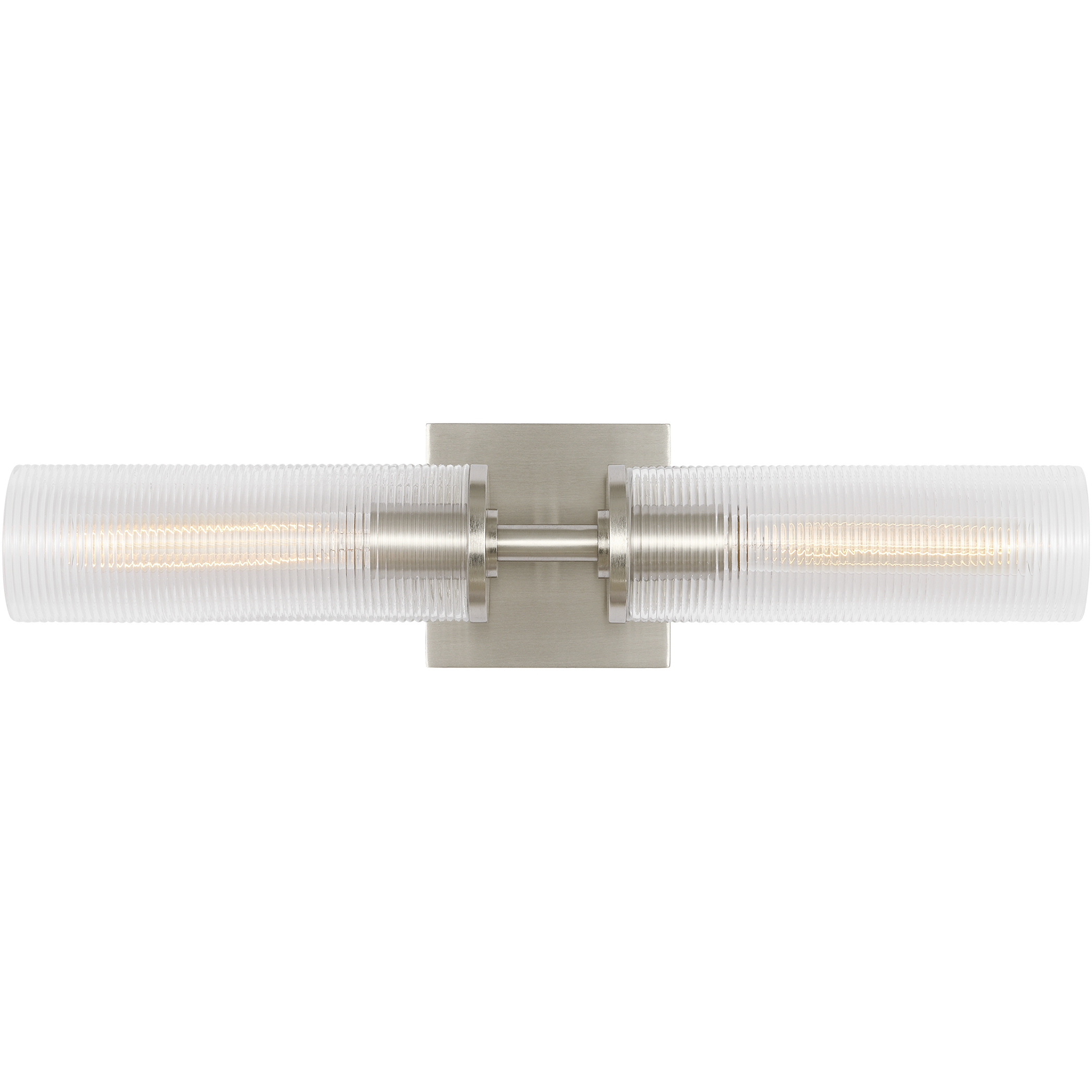 Drew & Jonathan Sarita 2 Light 21.13 inch Brushed Nickel Sconce Wall Light, Medium